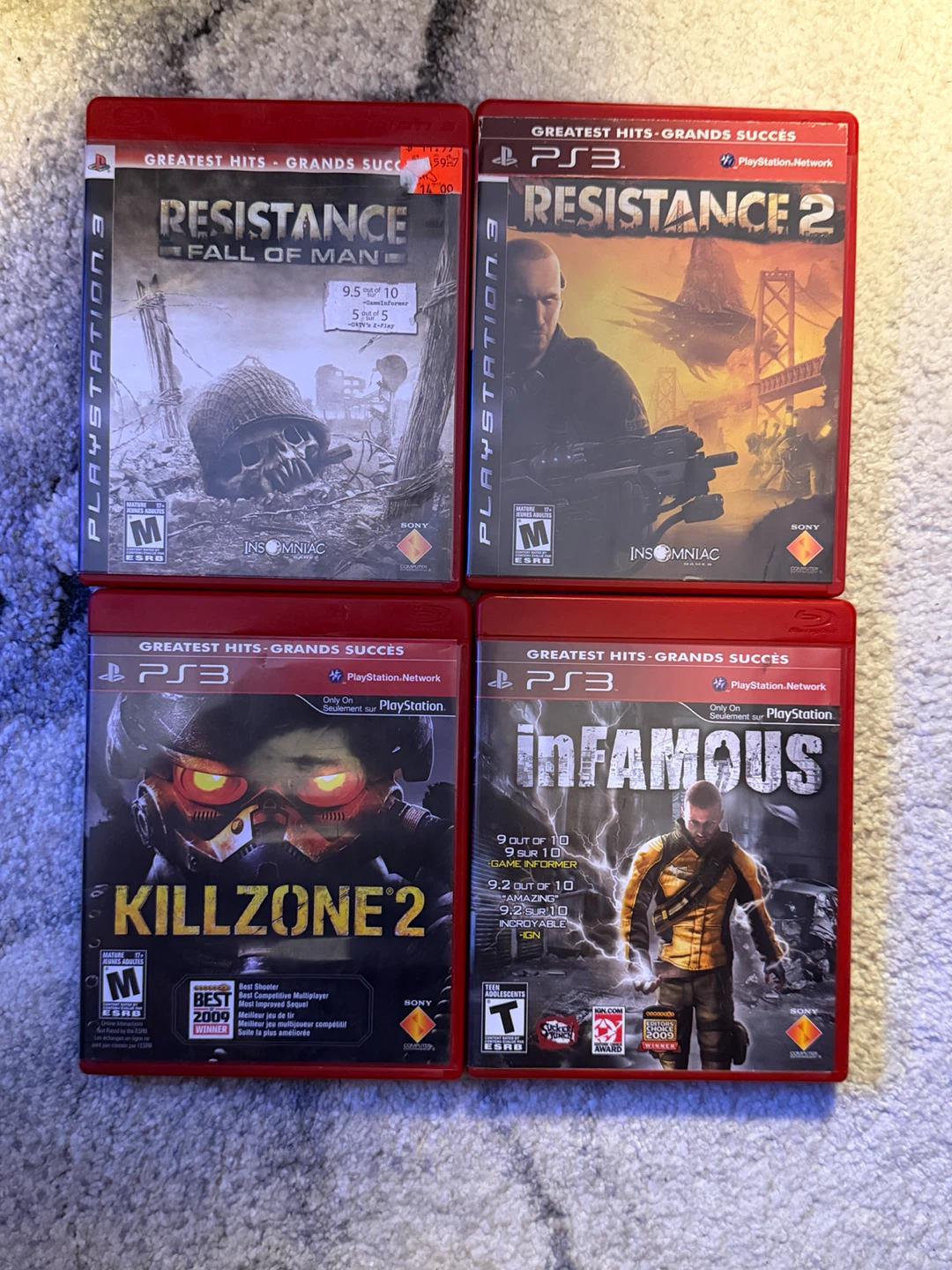 PlayStation 3 Games: Resistance, Killzone, Infamous