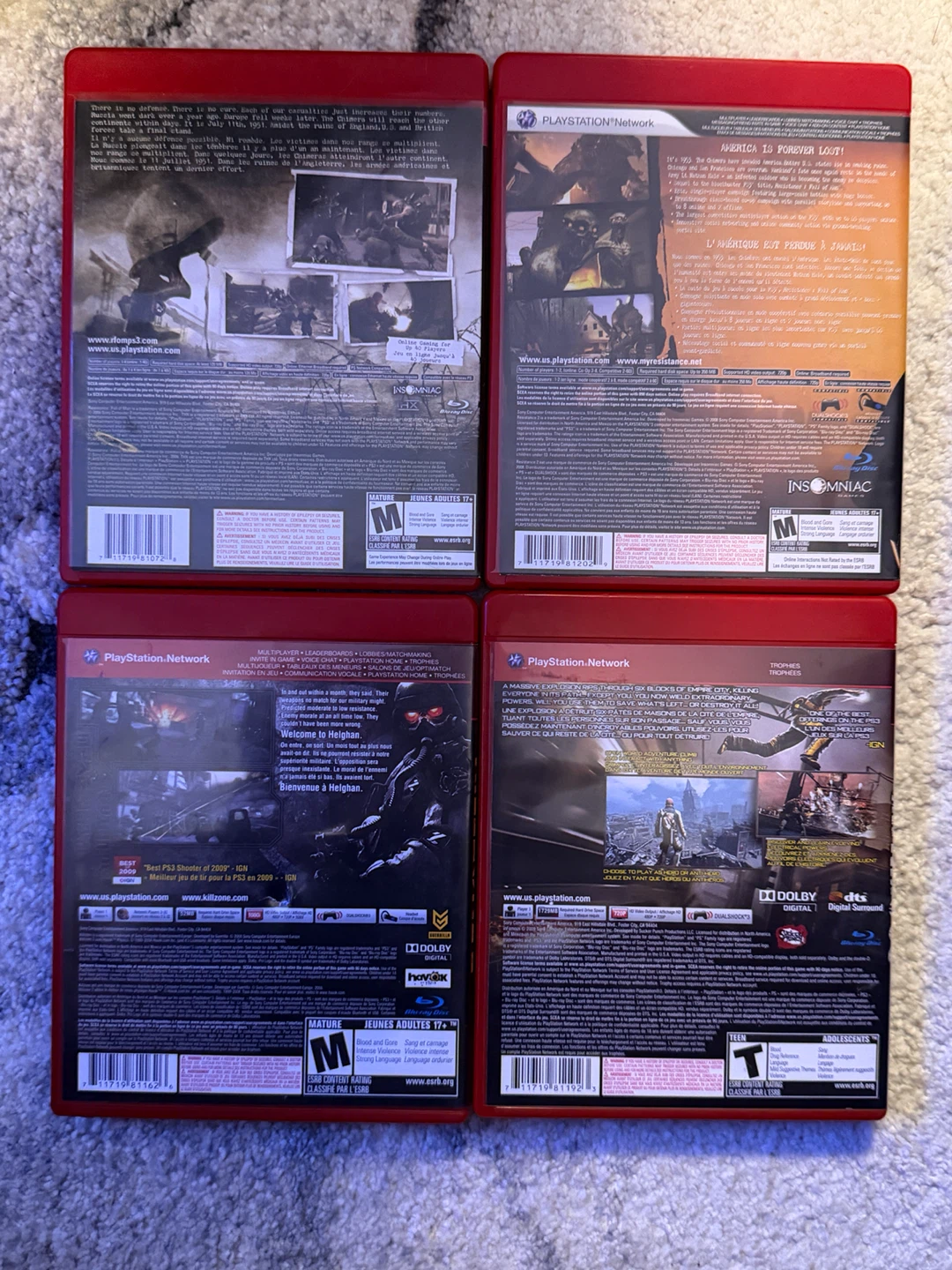 PlayStation 3 Games: Resistance, Killzone, Infamous - photo 2