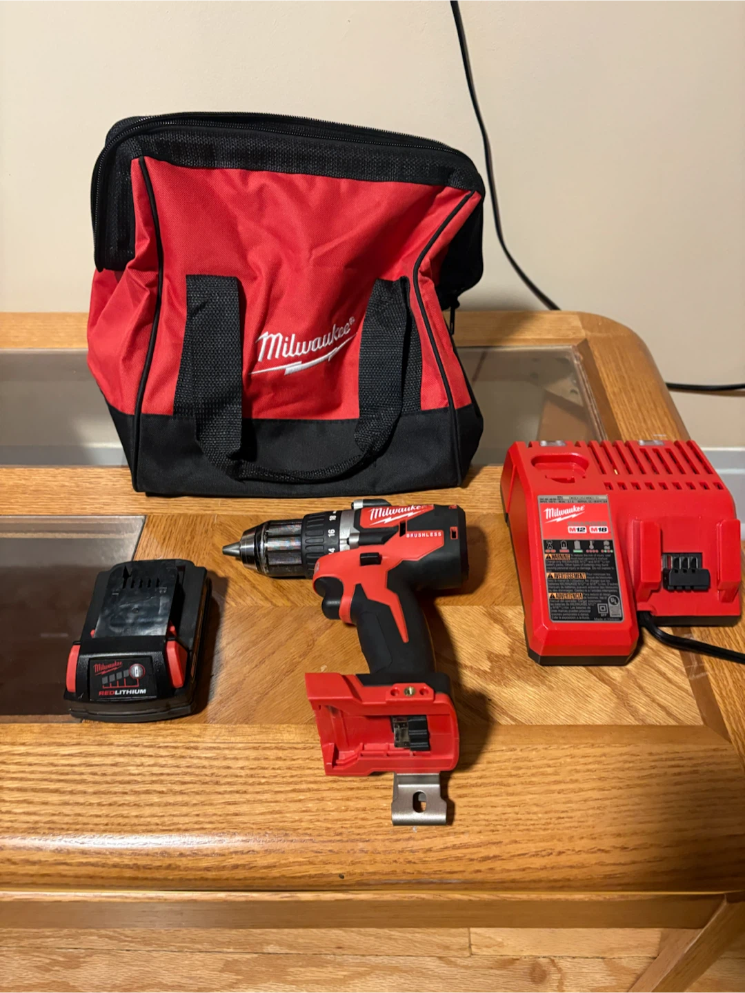 Milwaukee M18 Cordless Brushless Drill/Driver Kit with Bag