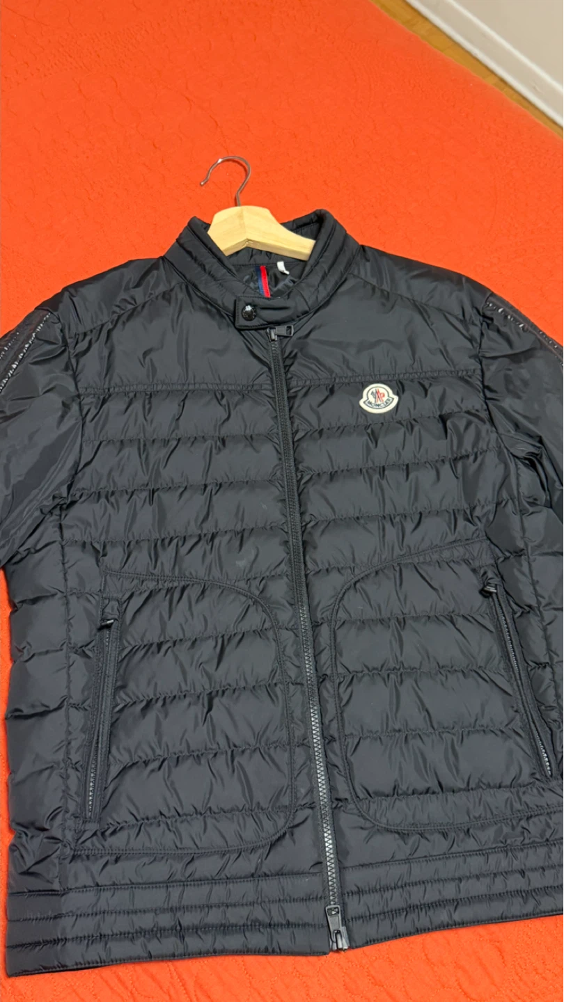 Moncler Padded Biker Down Jacket - photo 2