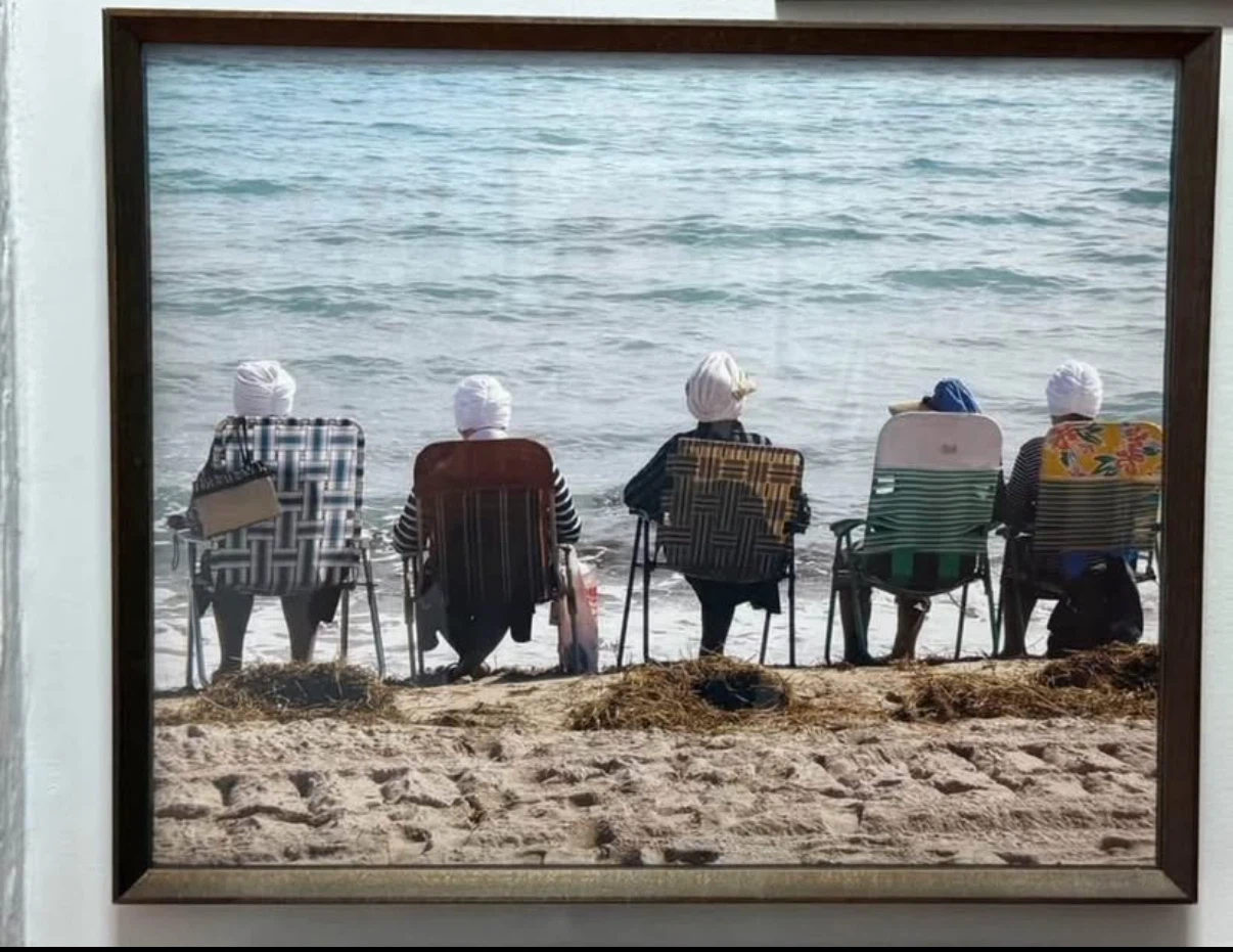 Photograph of five women enjoying South Beach, Miami