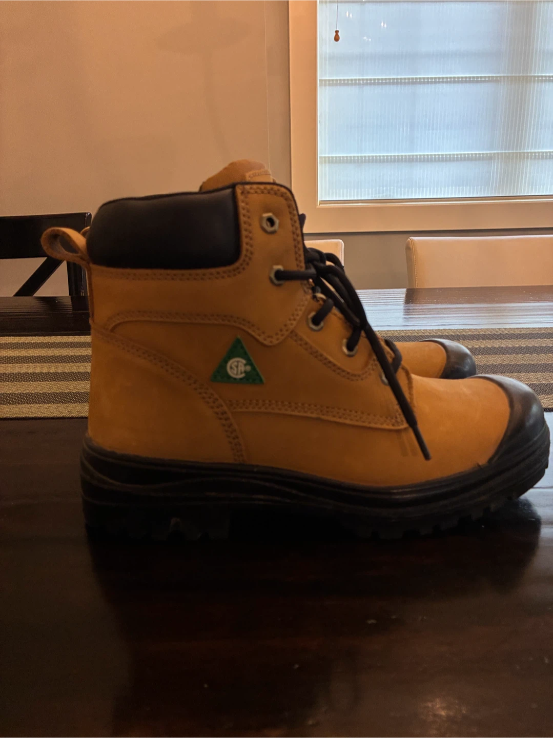 Aggressor men’s steel toe steel plate boots  - Size 8.5 - photo 3