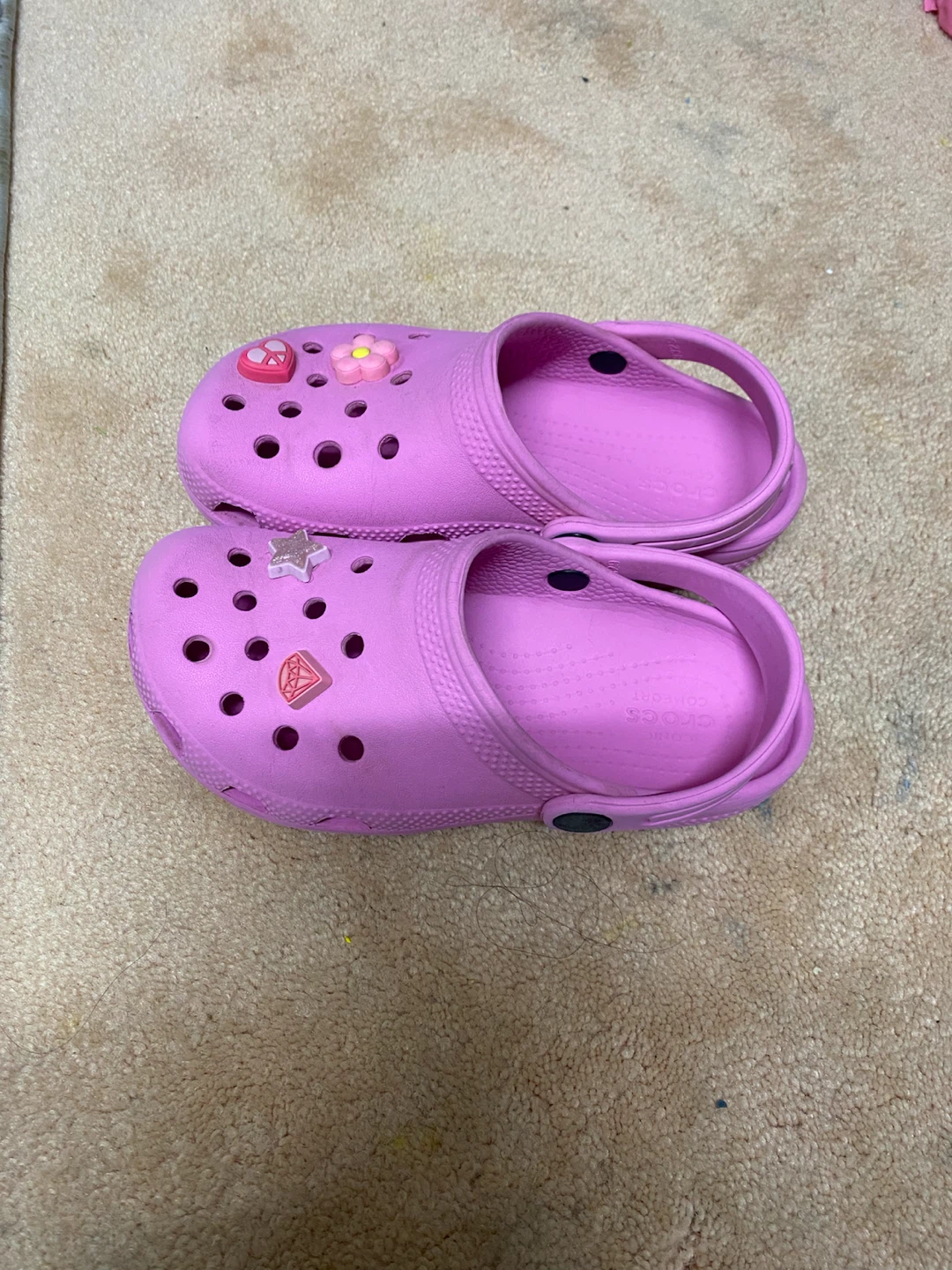 Kids pink crocs (size 13) - photo 2