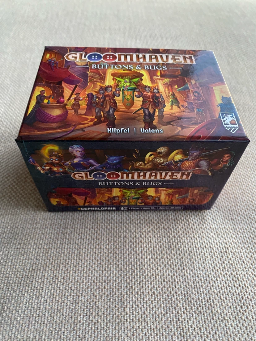 Gloomhaven Button & Bugs Game + Insert