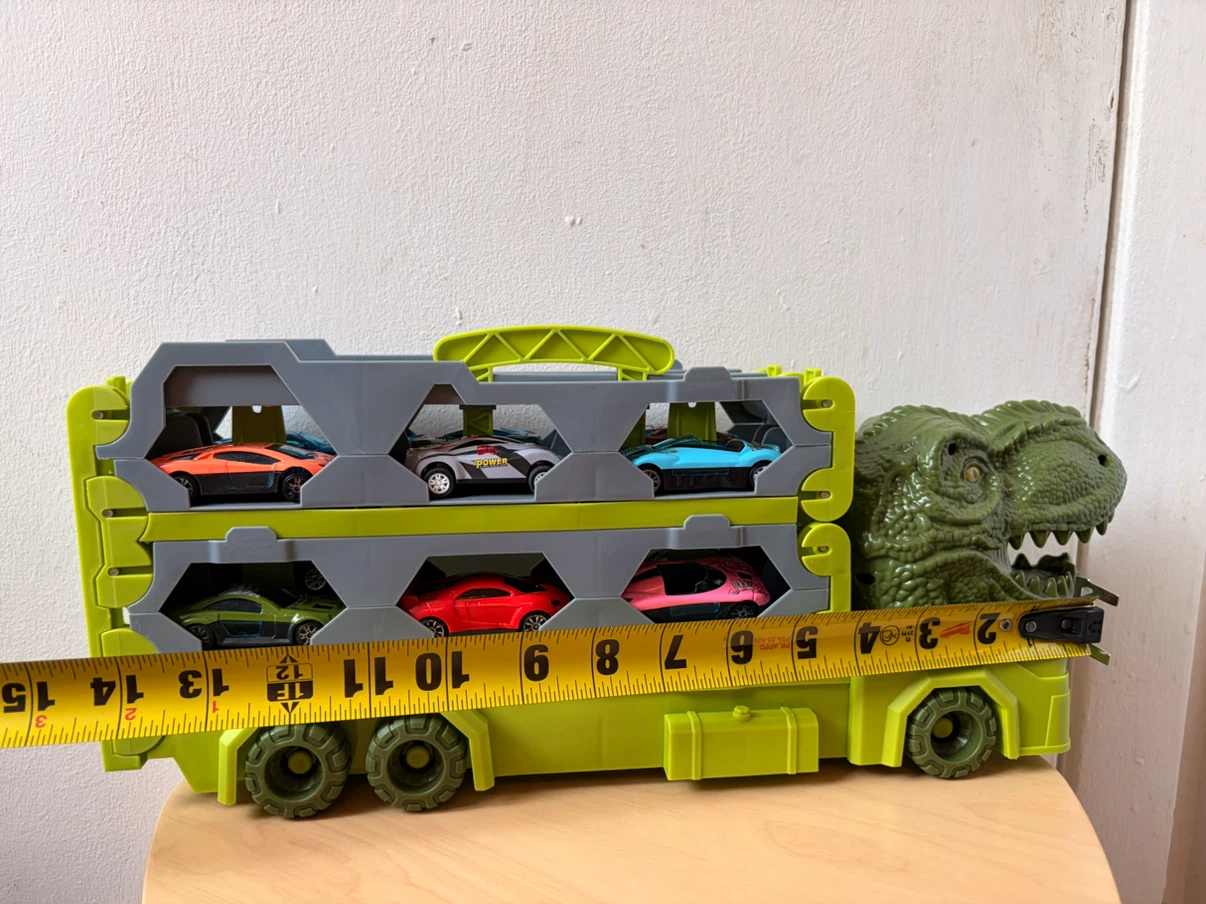 Dinosaur carrier with 12 cars - photo 3