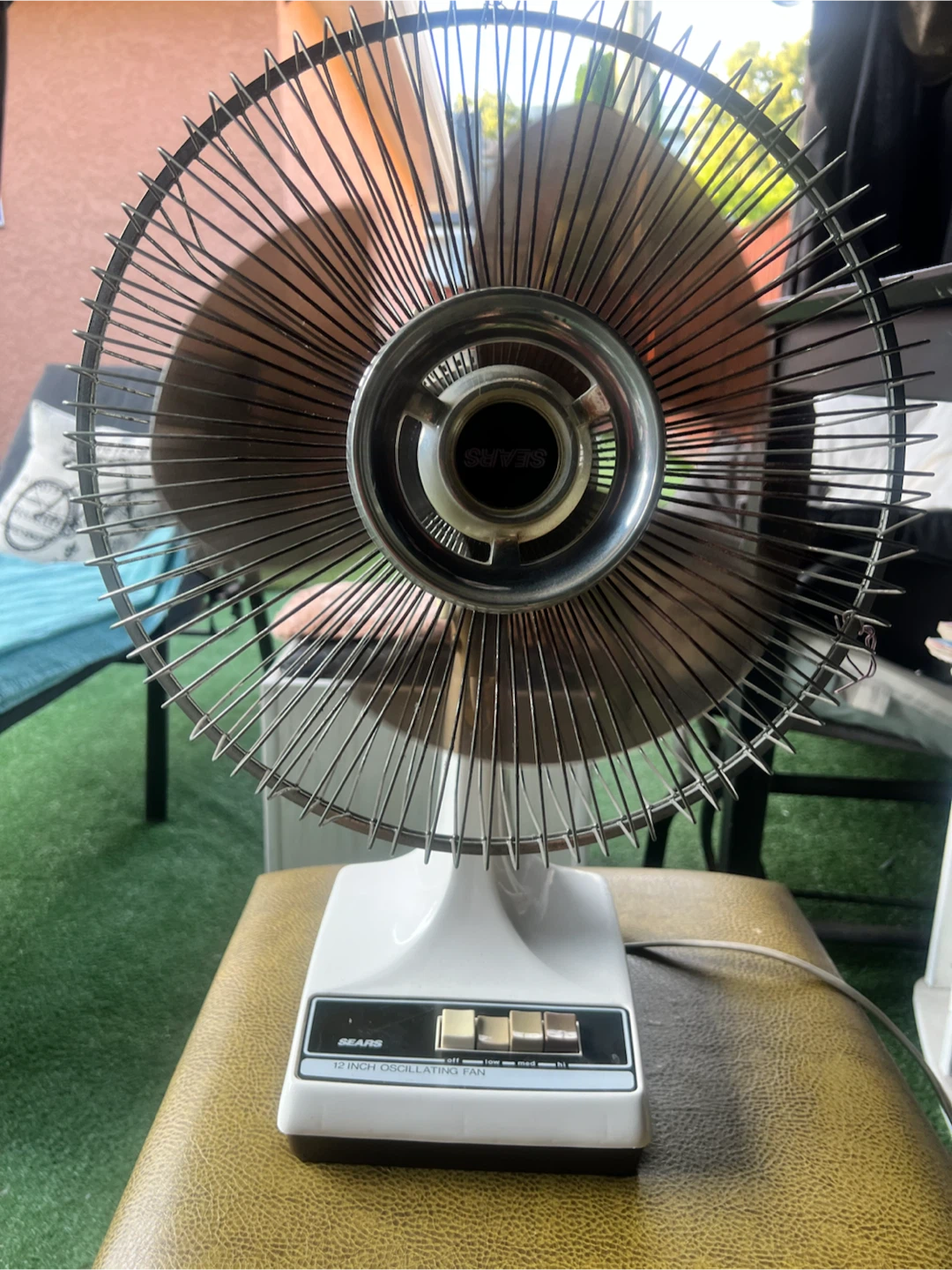 Sears 12 Inch Oscillating Fan