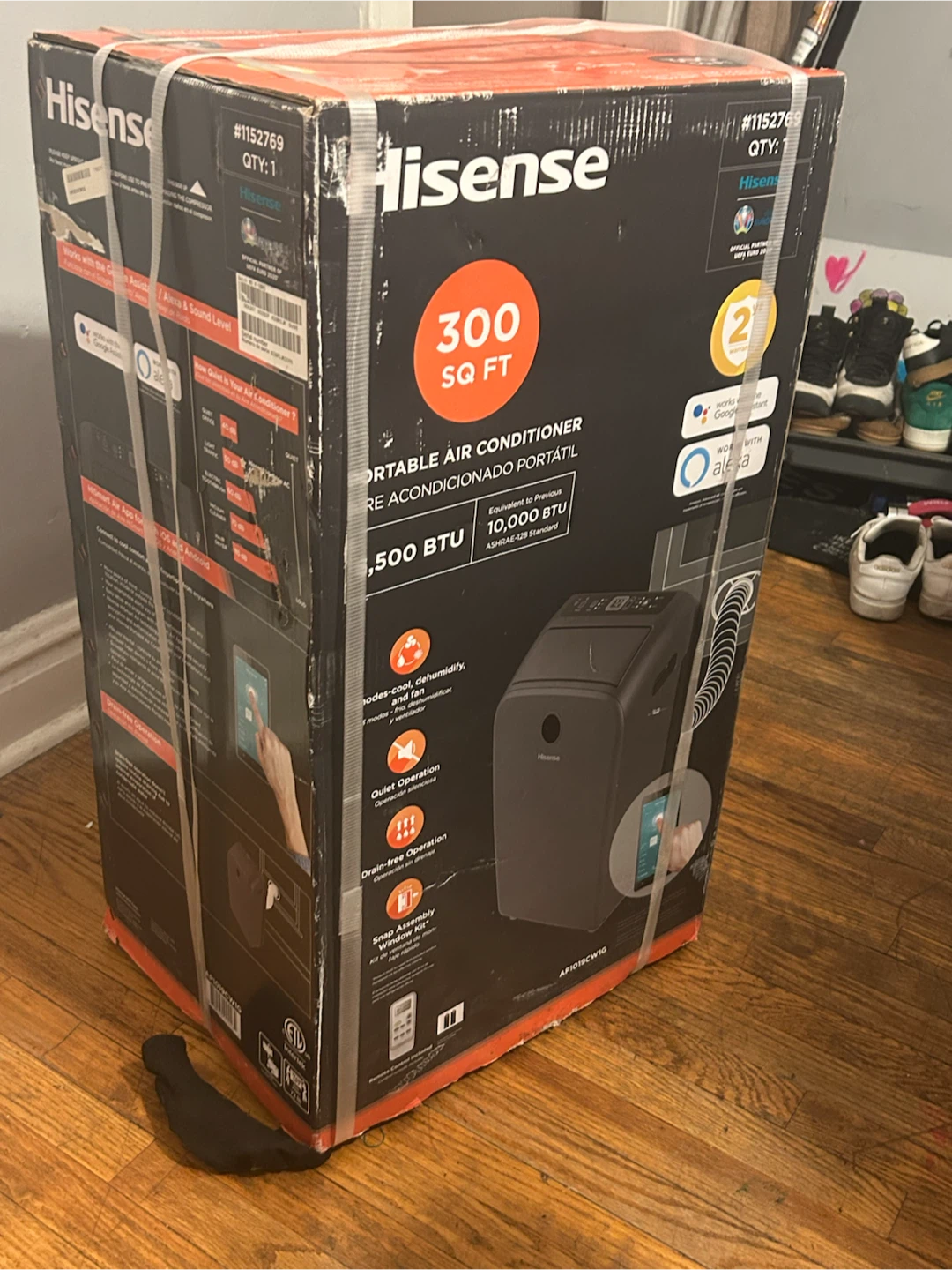 Hisense 10,500 BTU Portable Air Conditioner