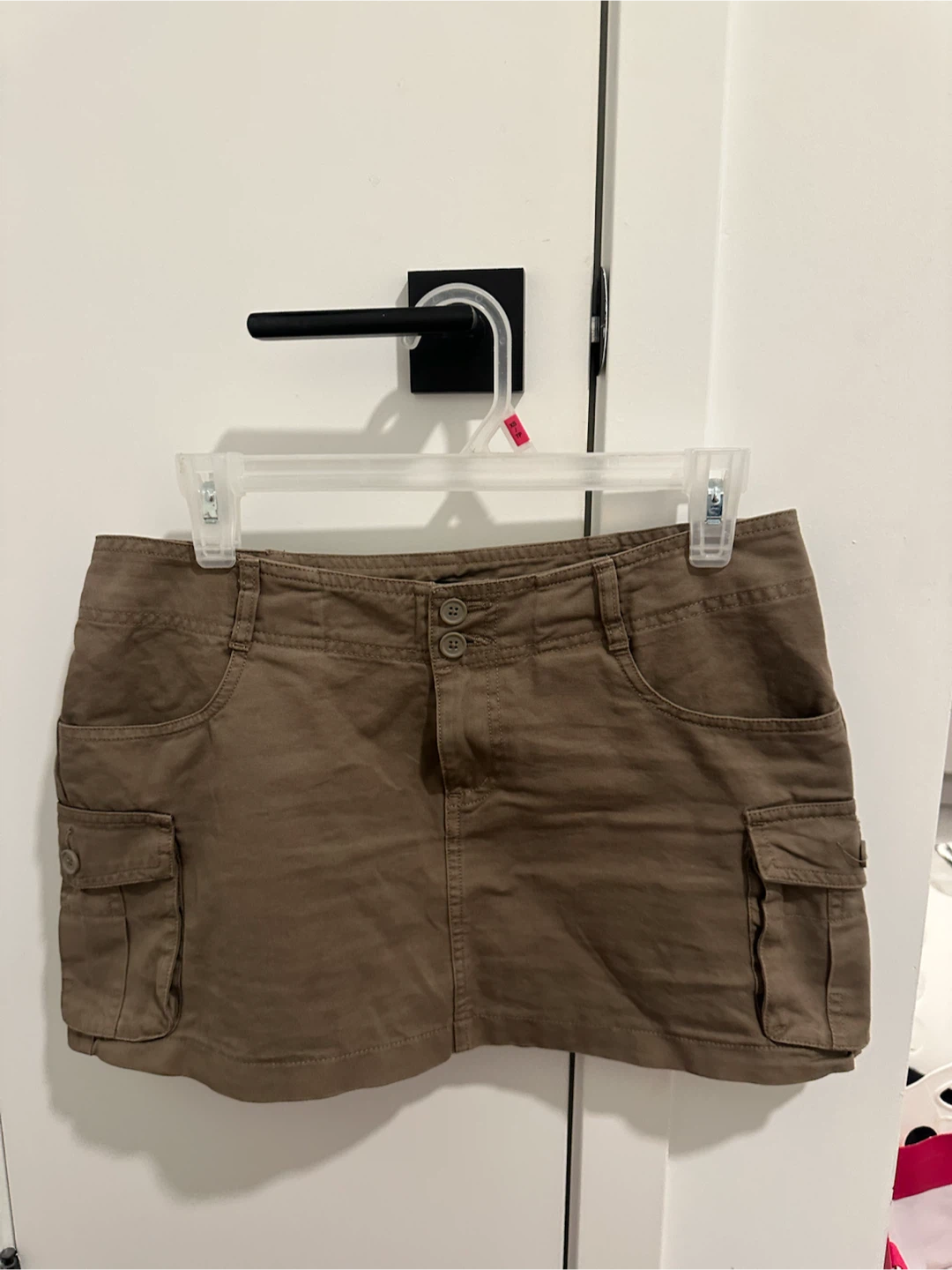 Brandy Melville Cargo Mini Skirt - Brown