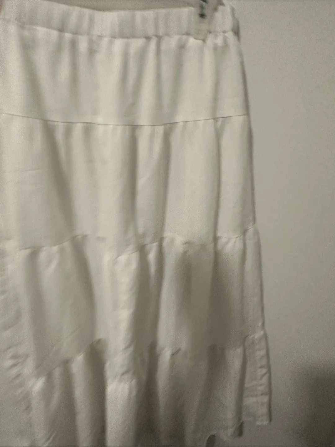 White Tiered Maxi Skirt - photo 2