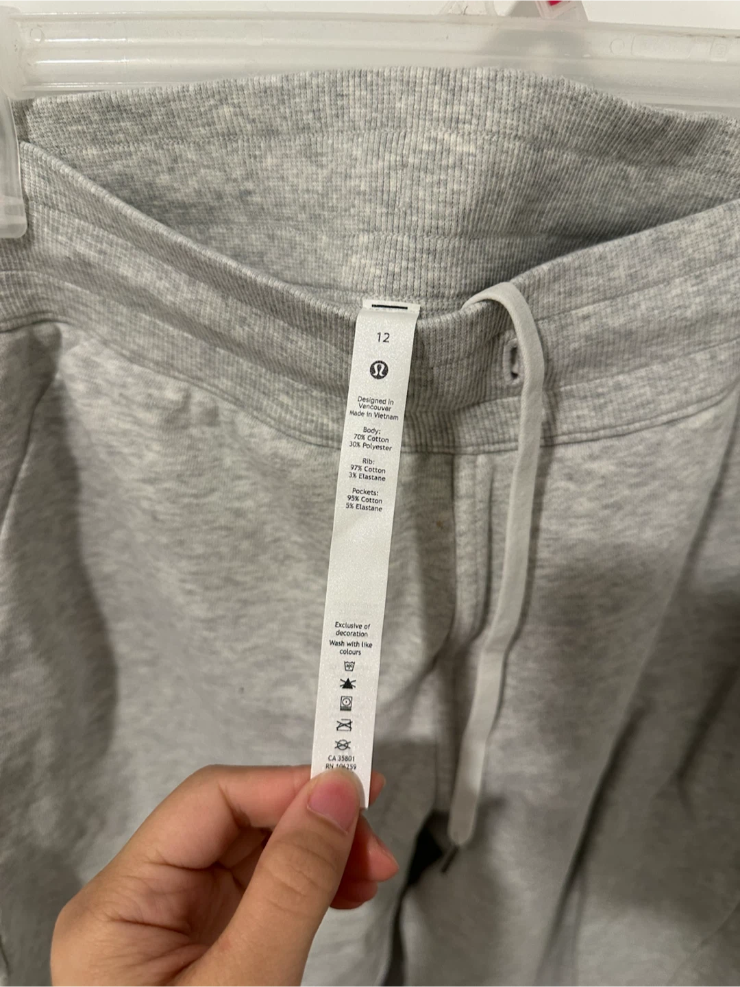Lululemon Grey Joggers Size 12 - photo 2