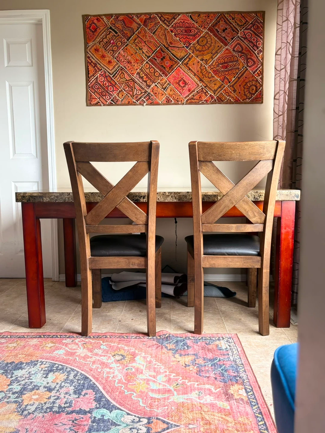 Dining Table and 4 Chairs Set - photo 2