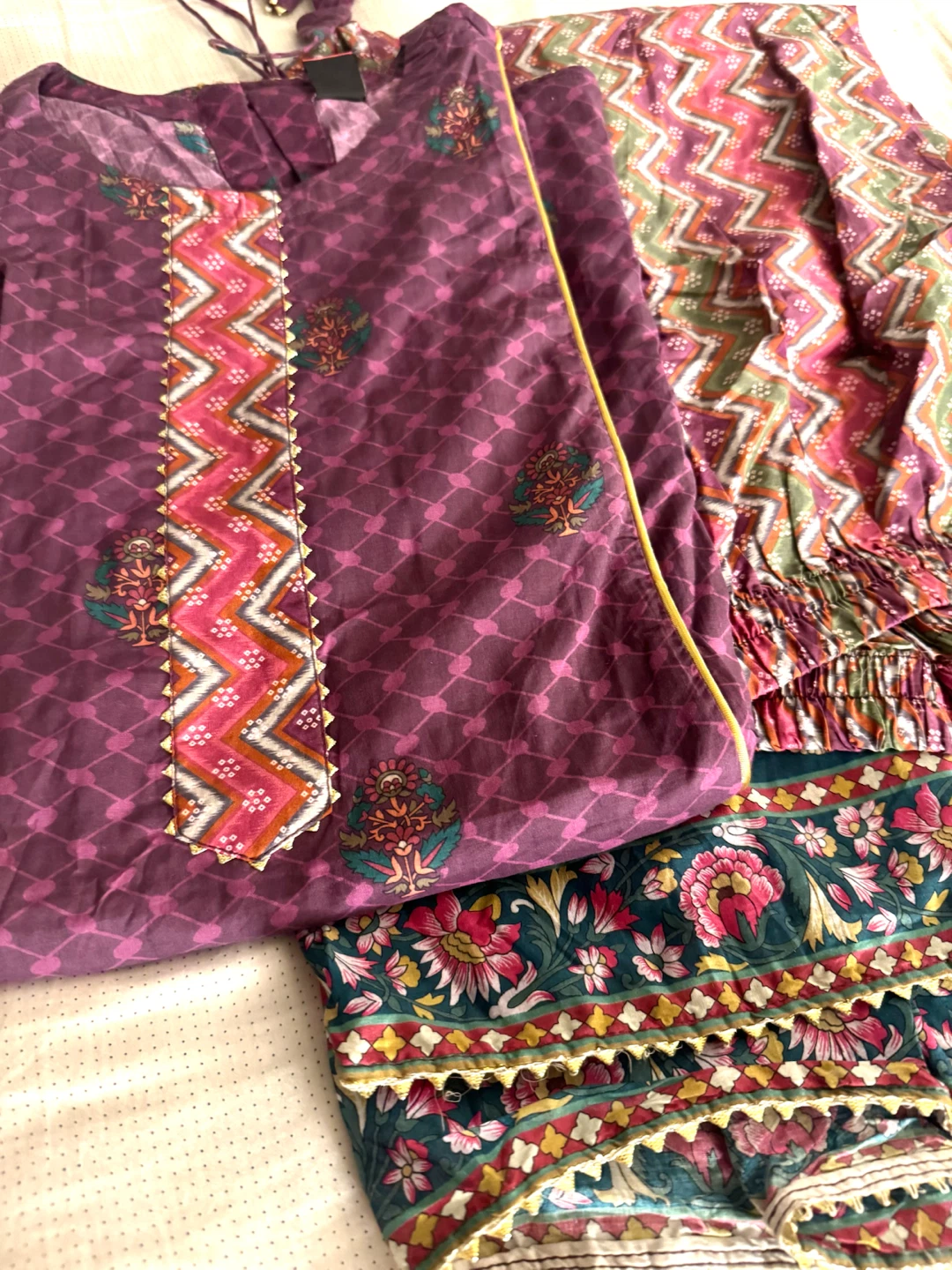 New Women's Kurti and Palazzo Pants Set - photo 4