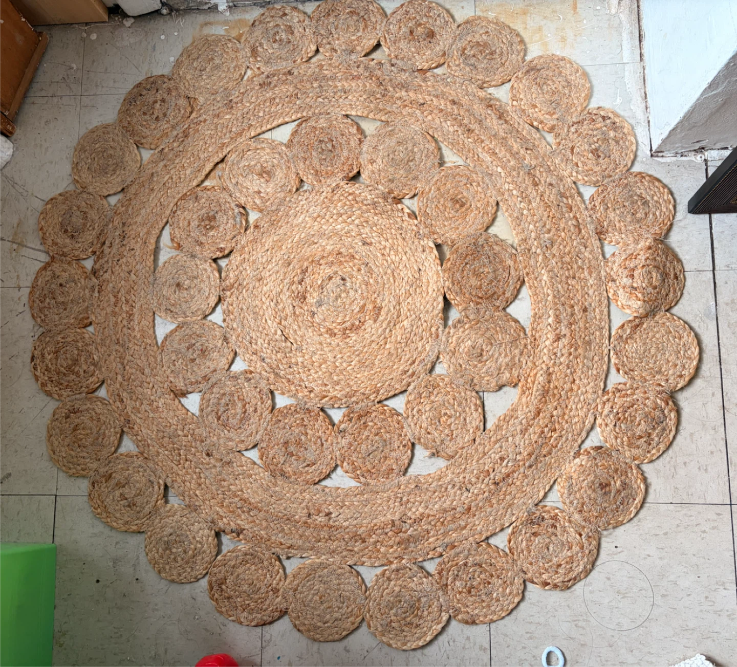 Hand woven rug