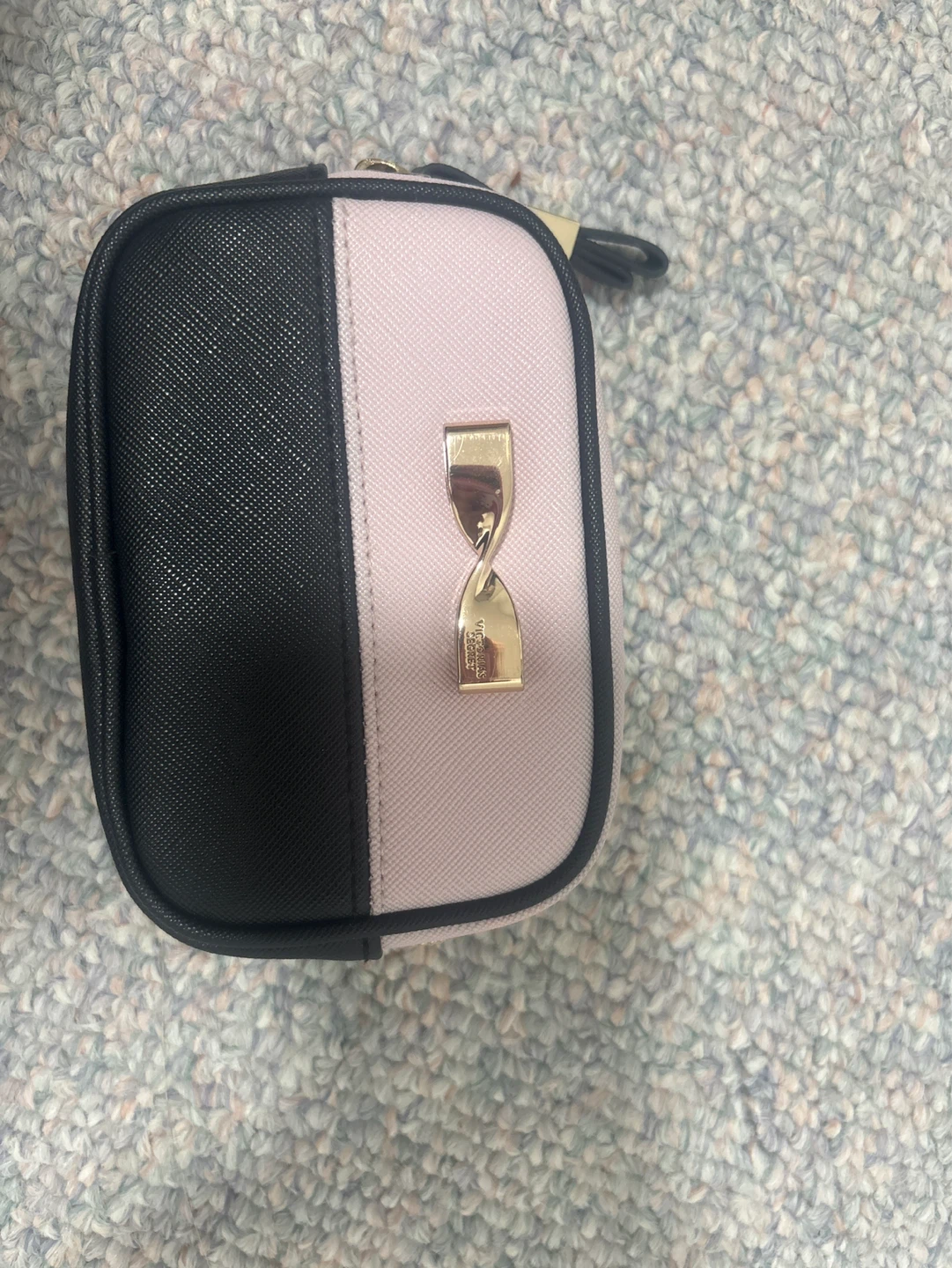 Victoria's Secret Pink & Black Makeup Bag
