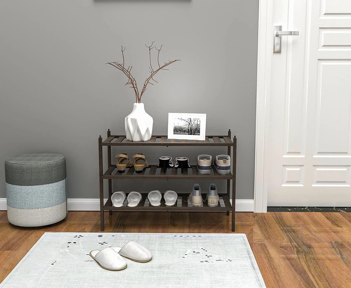 Bamboo Shoe Rack