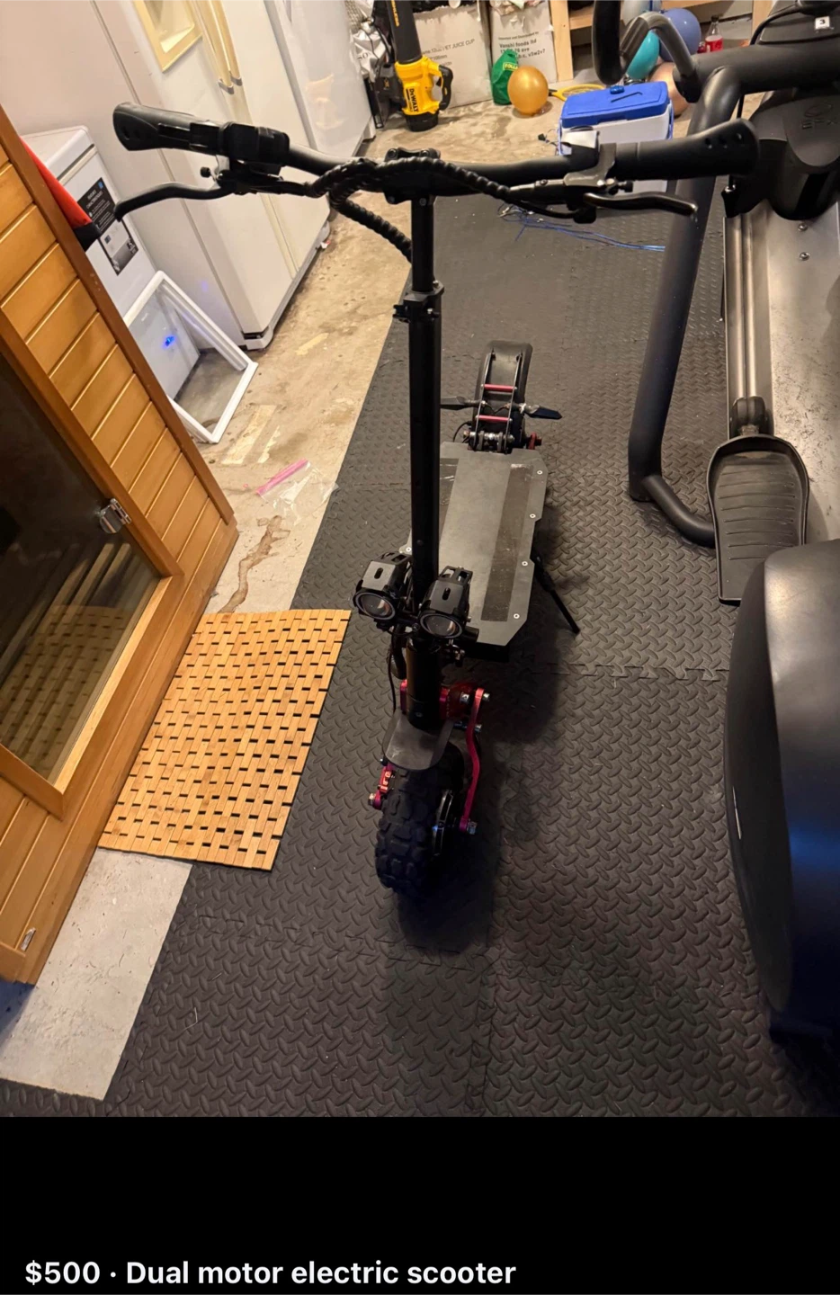 Dual motor electric scooter - photo 2