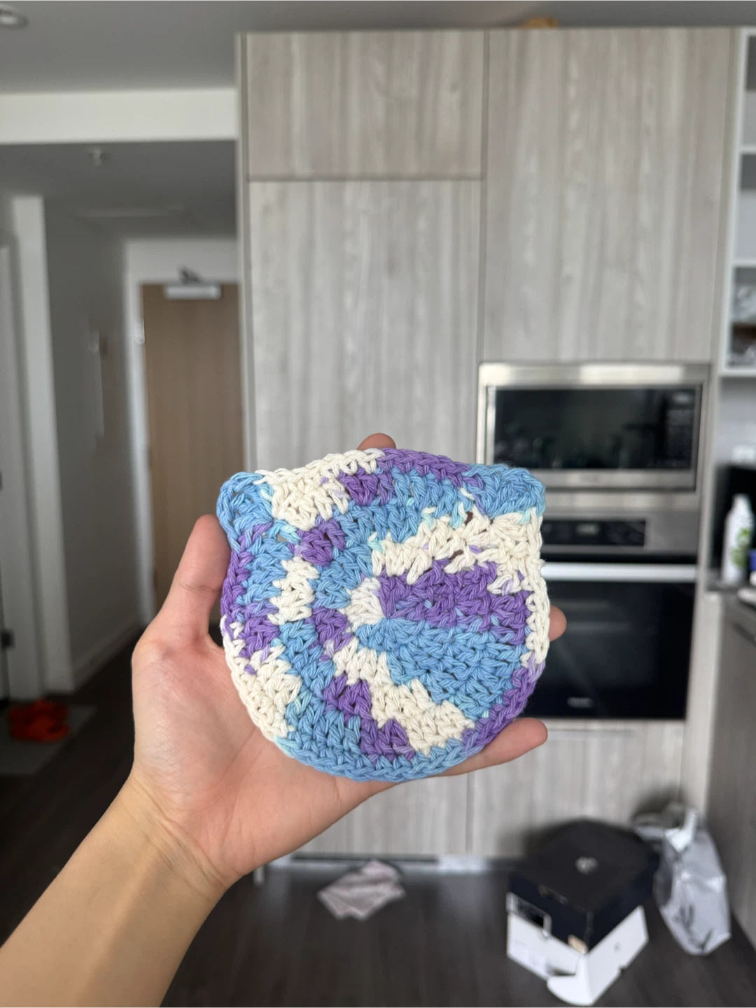 Handmade crochet cup coasters - photo 2