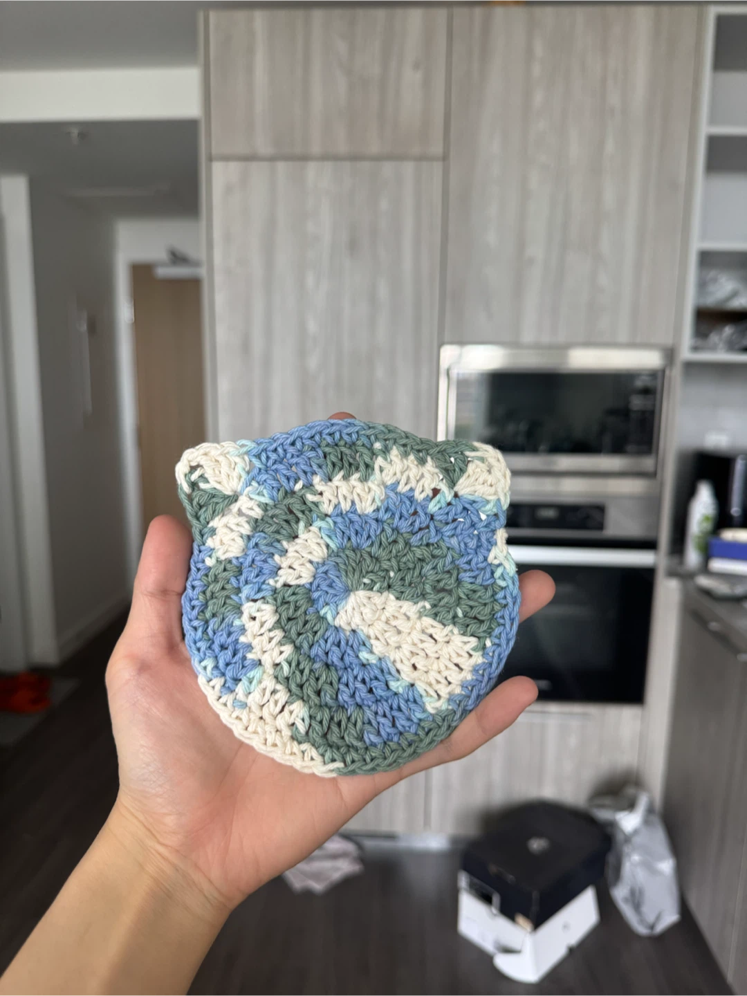 Handmade crochet cup coasters - photo 3
