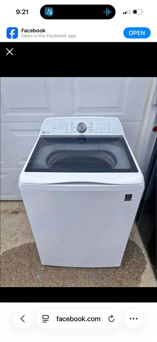 Ge Profile washer