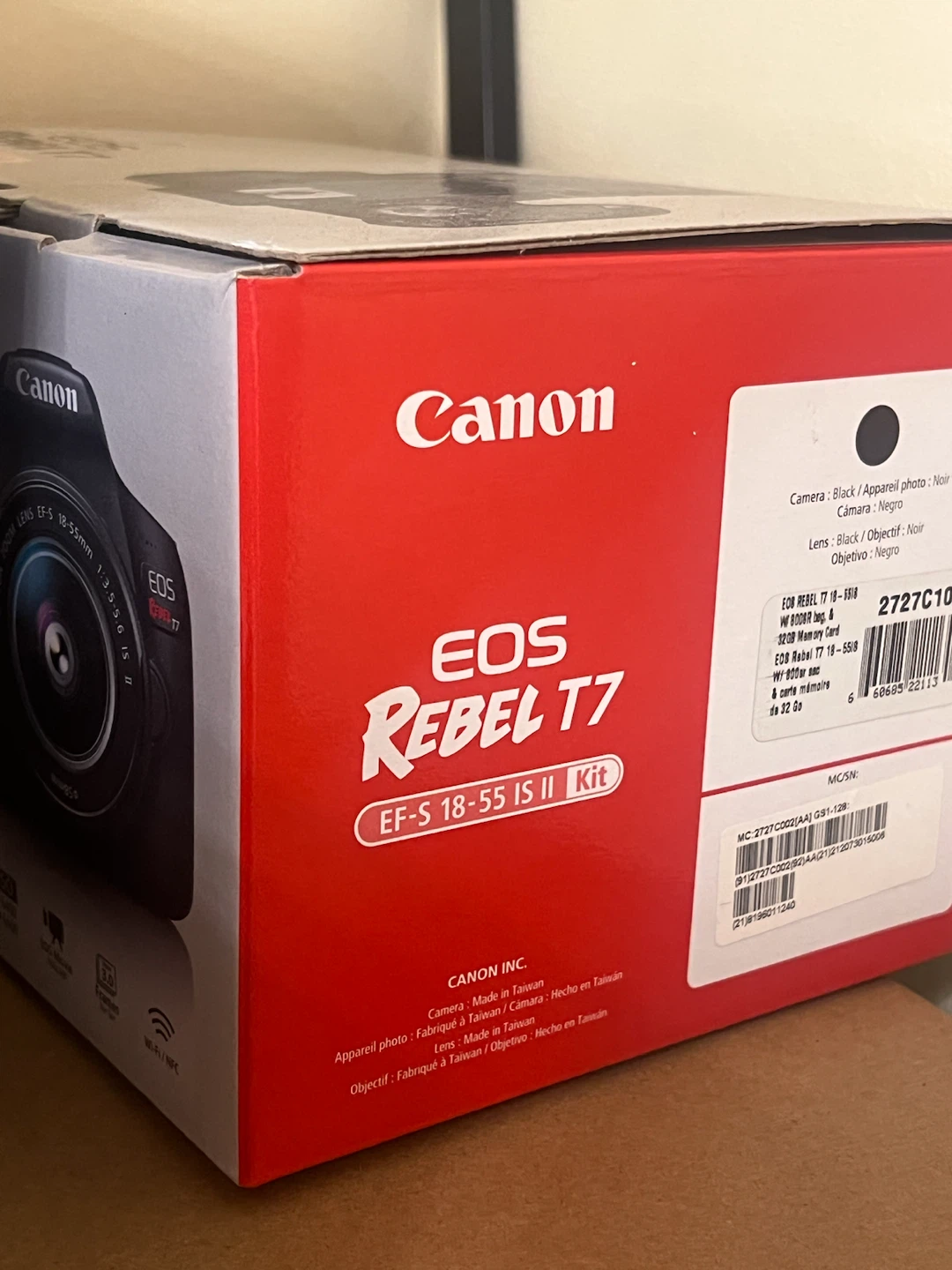 Canon EOS Rebel T7 DSLR Camera with 18-55mm IS Lens Kit