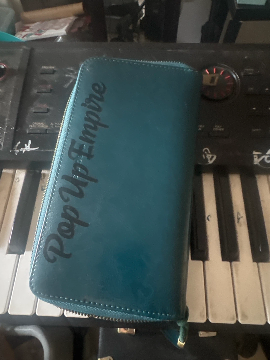Pop Up Empire "Loose Lips Sink Ships" Teal Wallet - photo 4