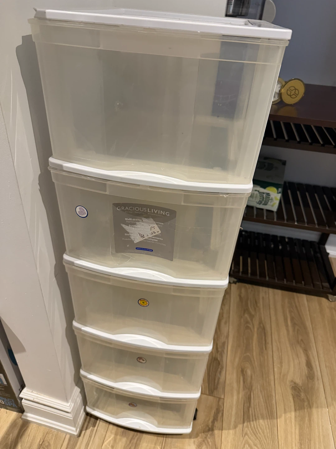 Gracious Living 4-Drawer Storage Unit