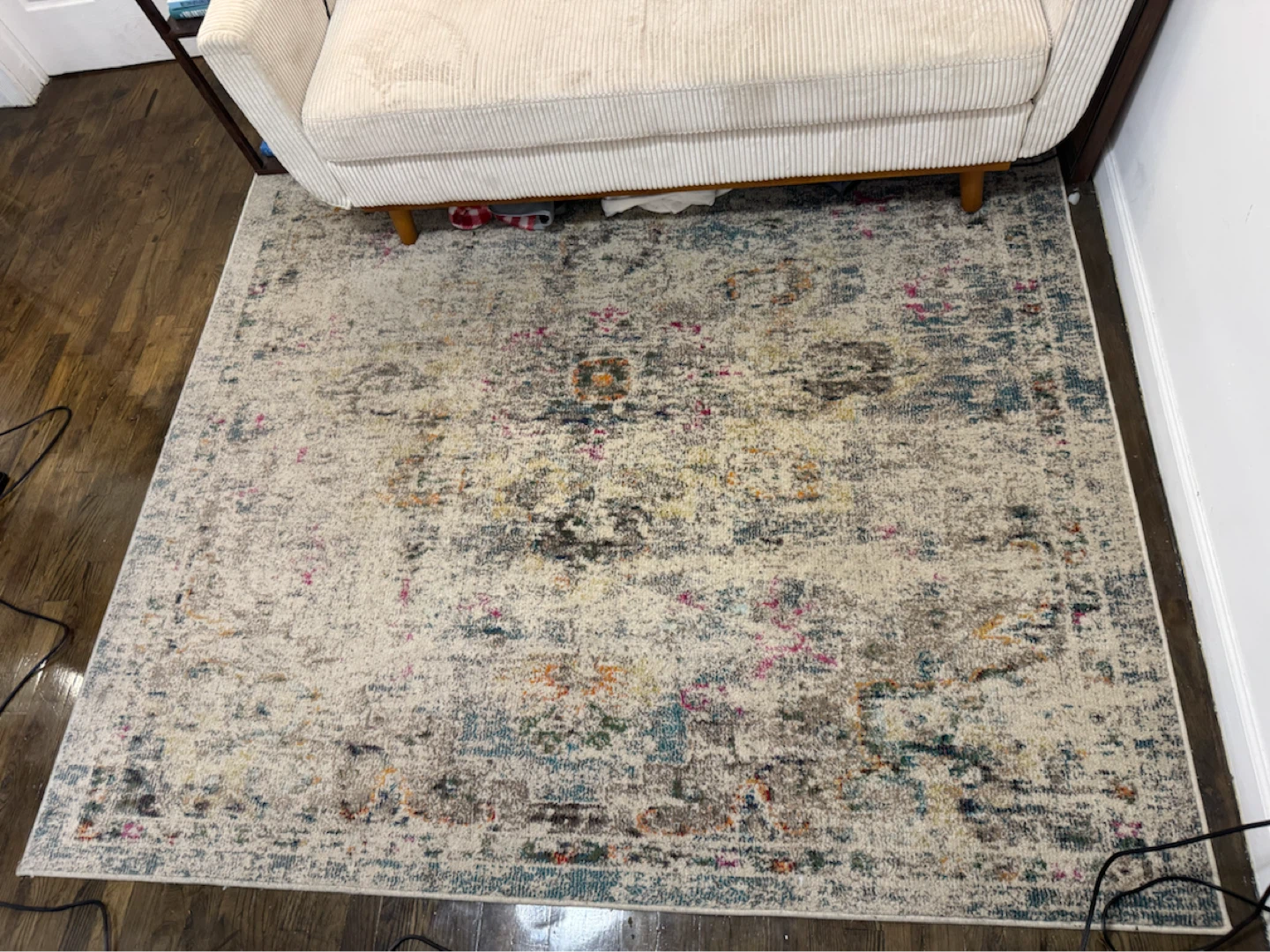 Abstract cream Rug - photo 2