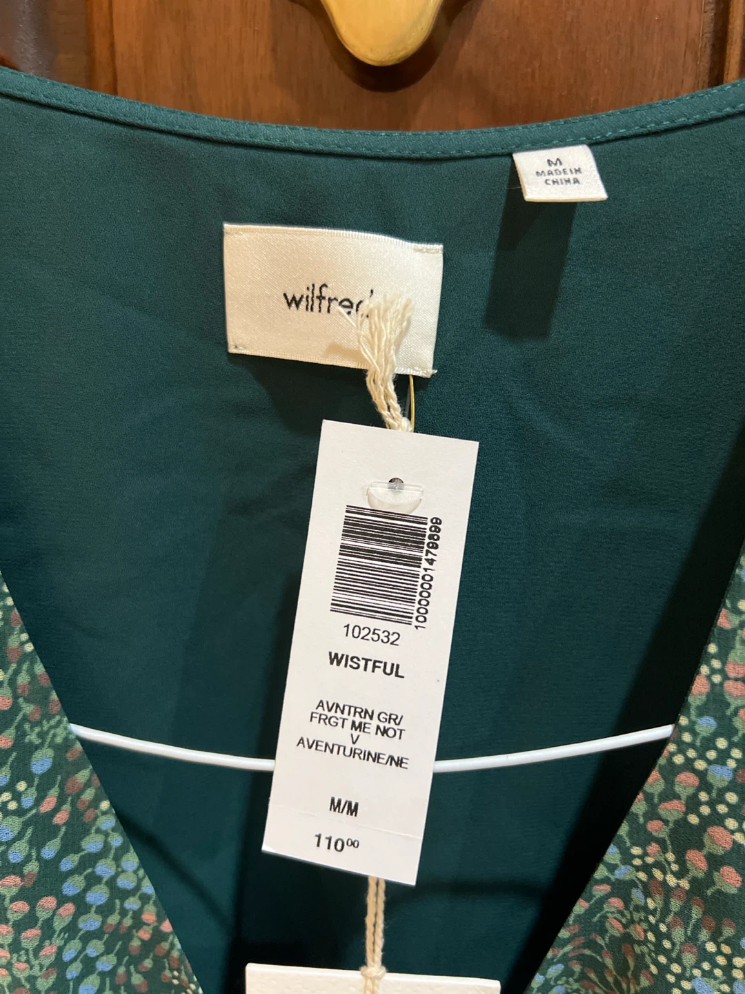 Wilfred Wistful Smocked Cropped Blouse - photo 2