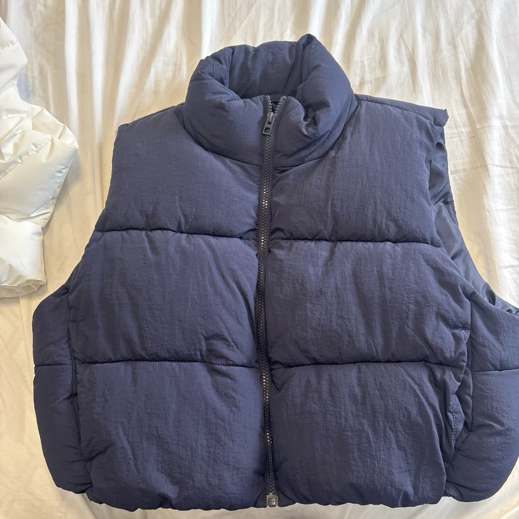 Navy Puffer Vest