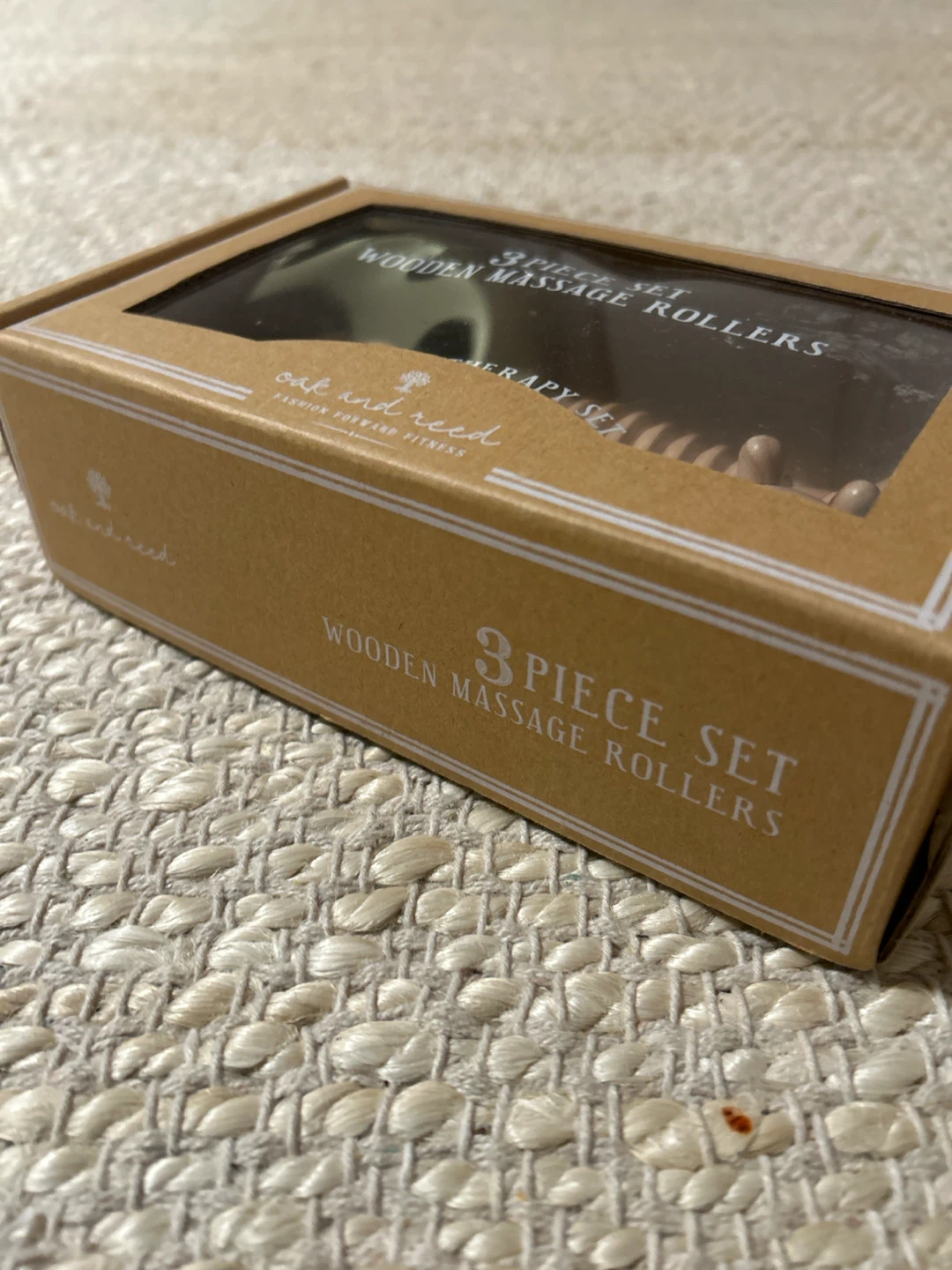 Oak & Reed 3 Piece Wooden Massage Roller Set - photo 2