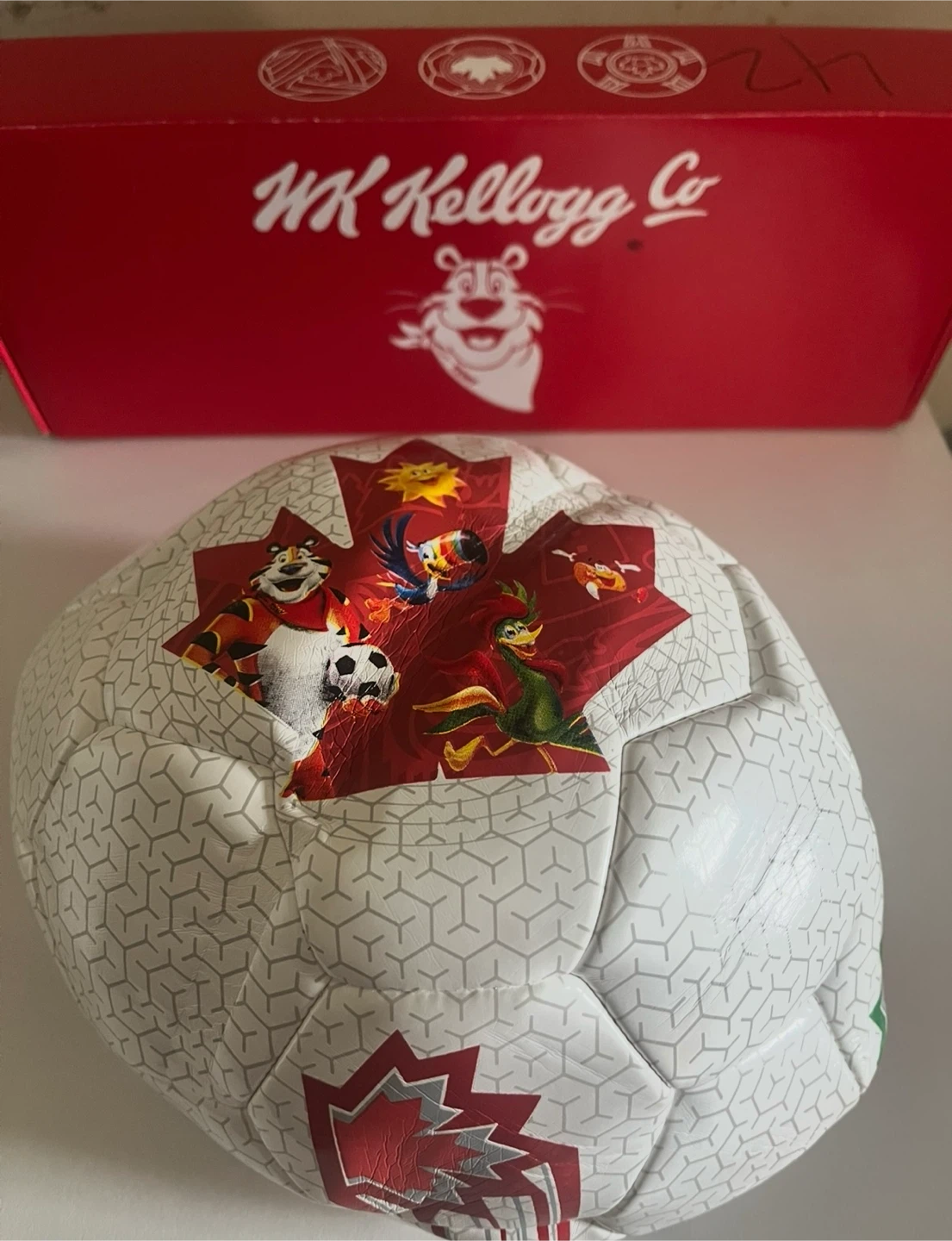 Kellogg's Soccer Ball with Cartoon Characters