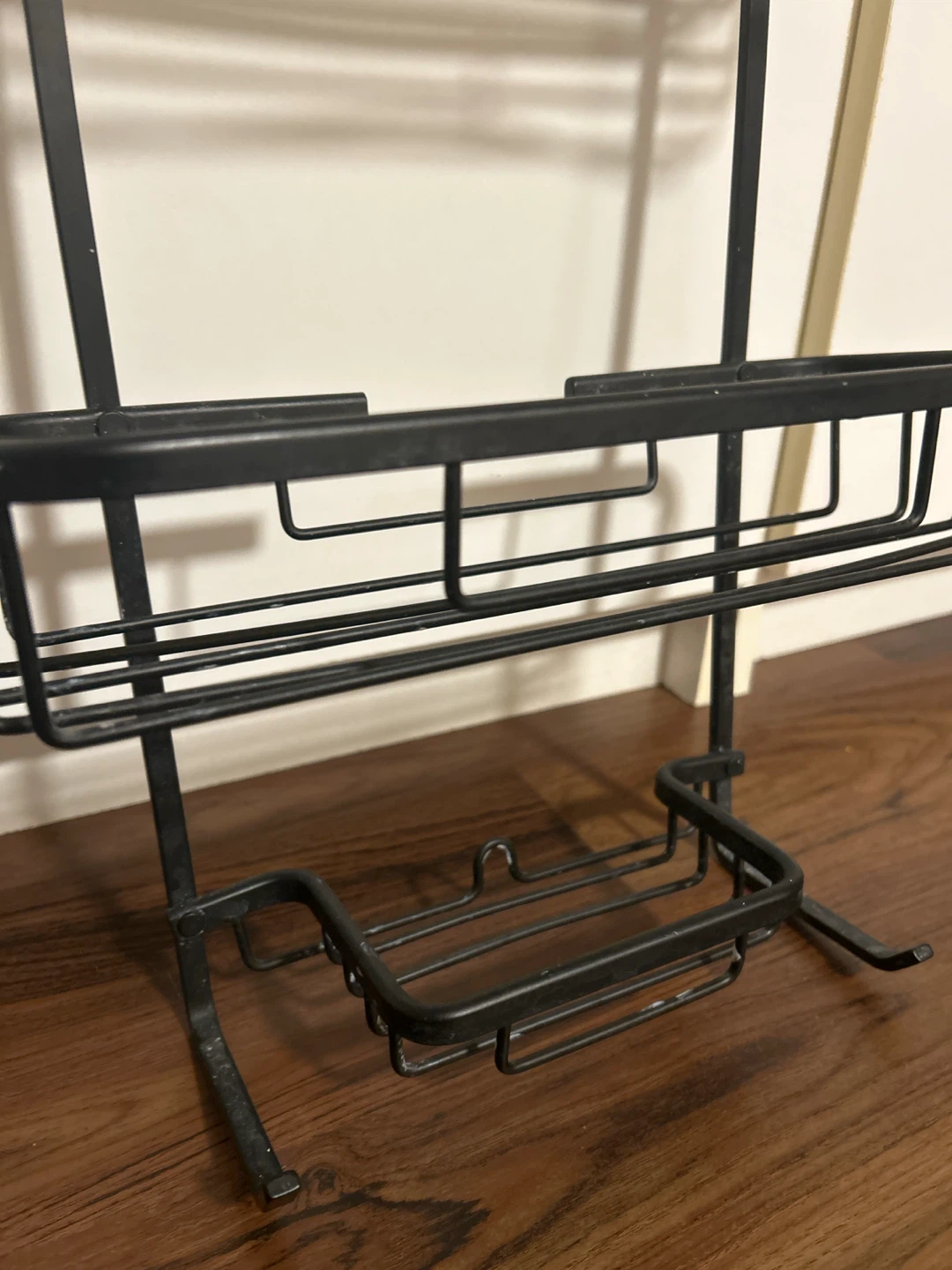 Black 3-Tier Metal Shower Caddy - photo 3