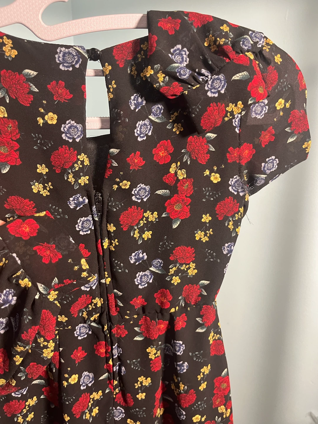 Trixxi Girl Black Floral Dress Size S - photo 2