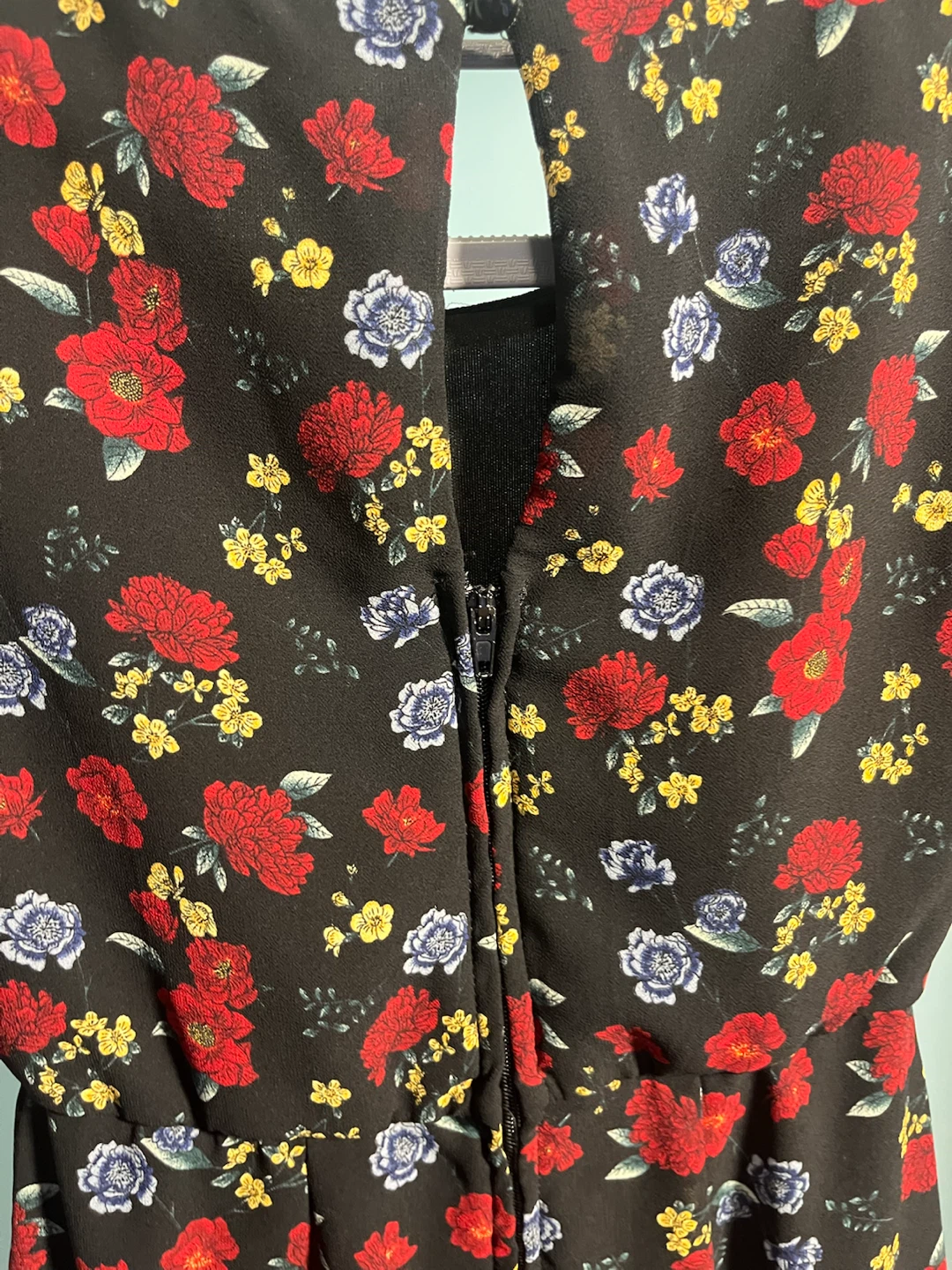 Trixxi Girl Black Floral Dress Size S - photo 5