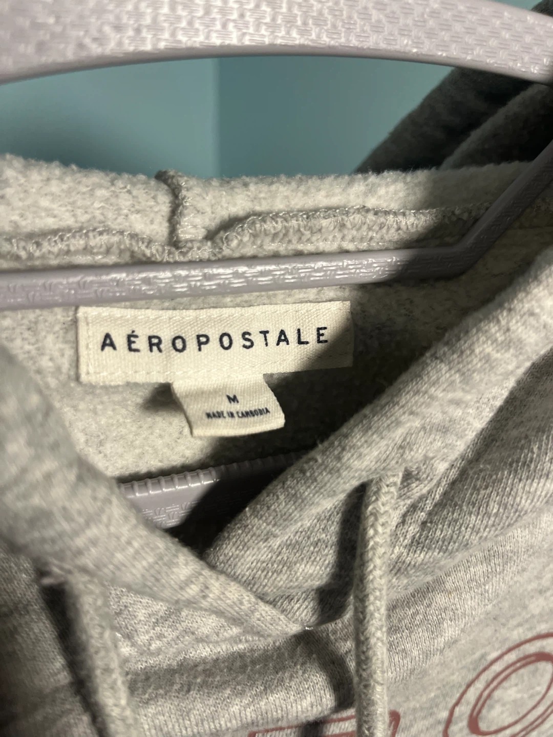 AEROPOSTALE Grey Hoodie - Size Medium - photo 2