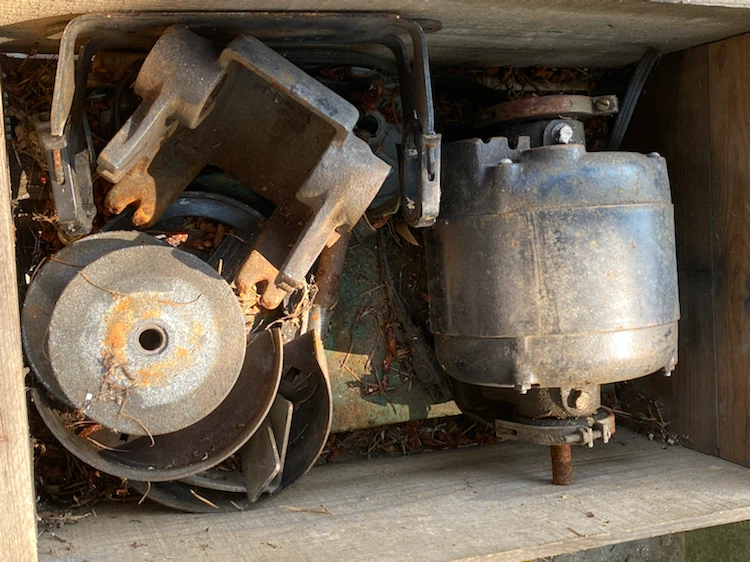 Electric Motor and Grinding Wheel Assembly