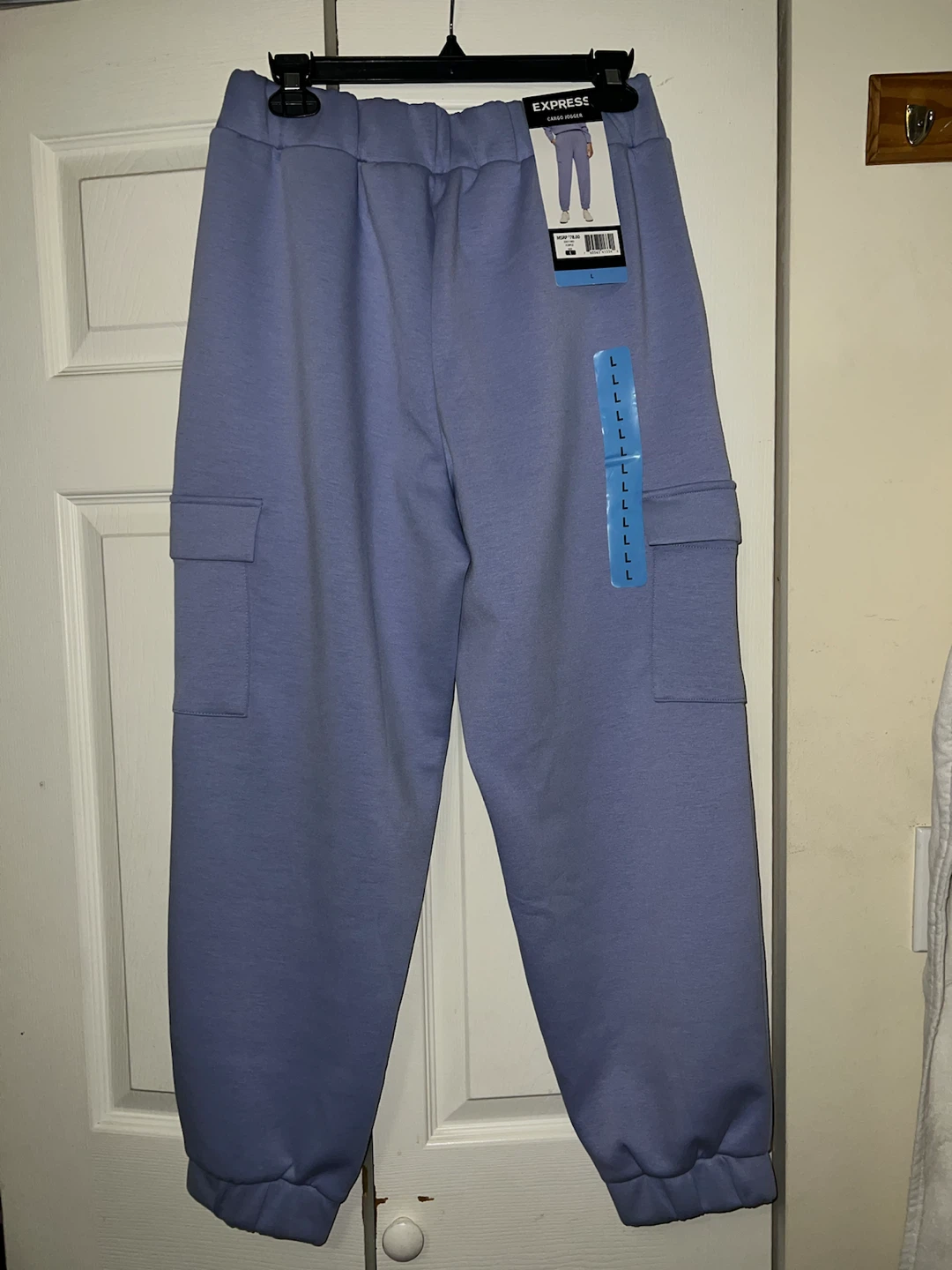 Express Cargo Jogger Pants - Lavender - Size L - photo 2