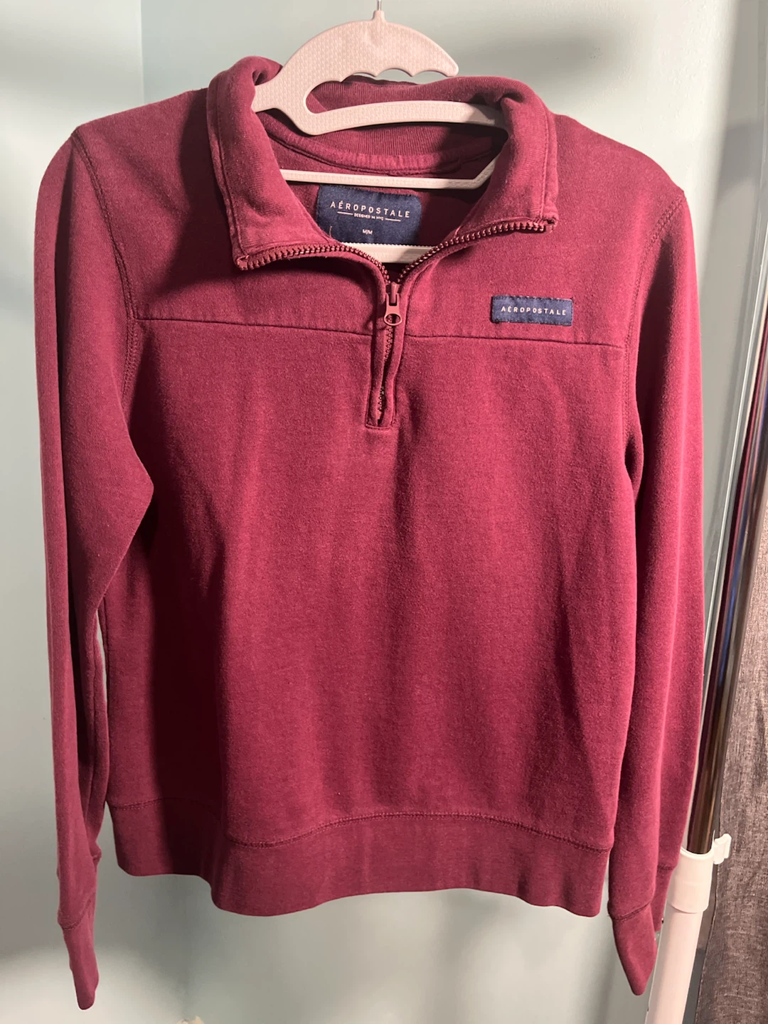 Aeropostale 1/4 Zip Pullover Sweatshirt - photo 2
