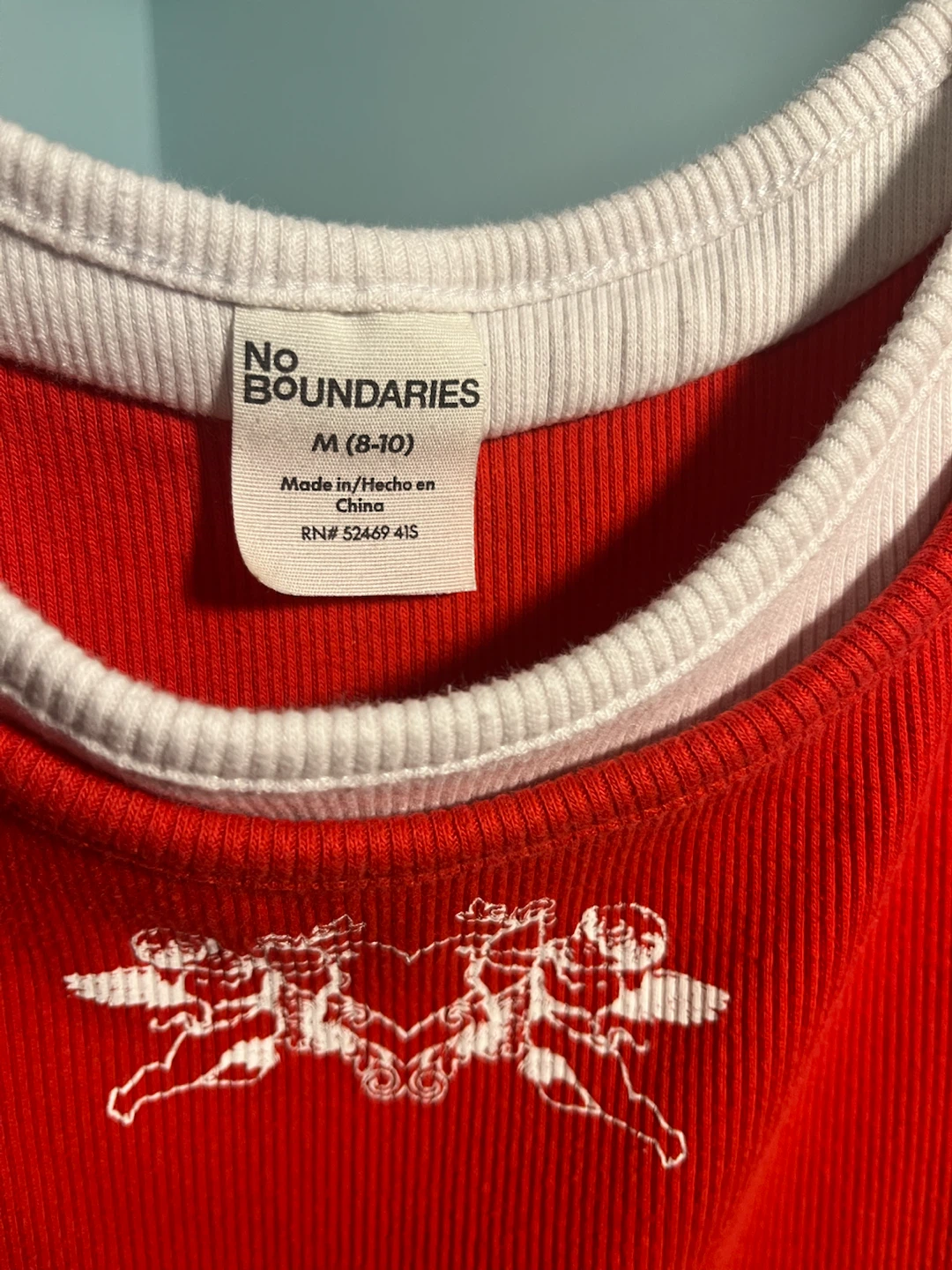 No Boundaries Red Tank Top - Size M (8-10) - photo 2