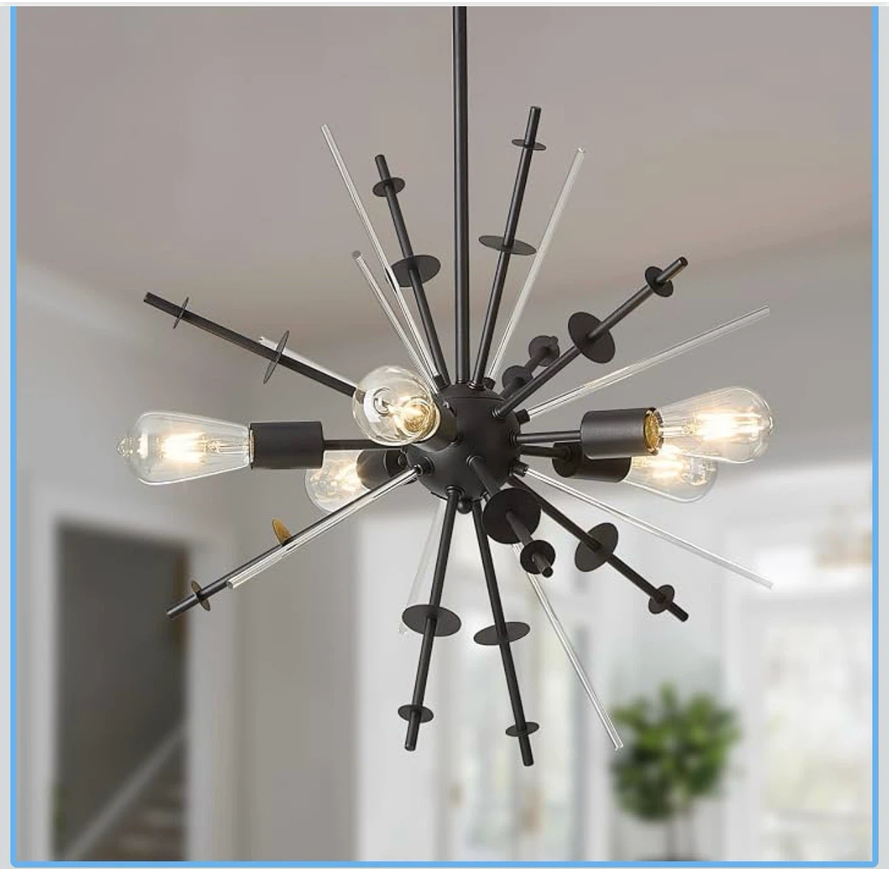 Black Sputnik Chandelier