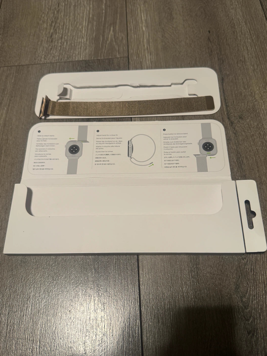 Apple Watch Gold Milanese Loop Band 40mm – Brand New - photo 3