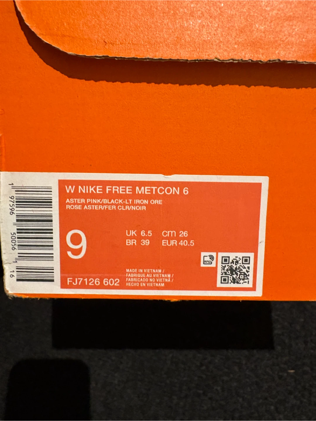 Nike Metcon 6 Women's Training Shoes Aster Pink – Size 9 - photo 5