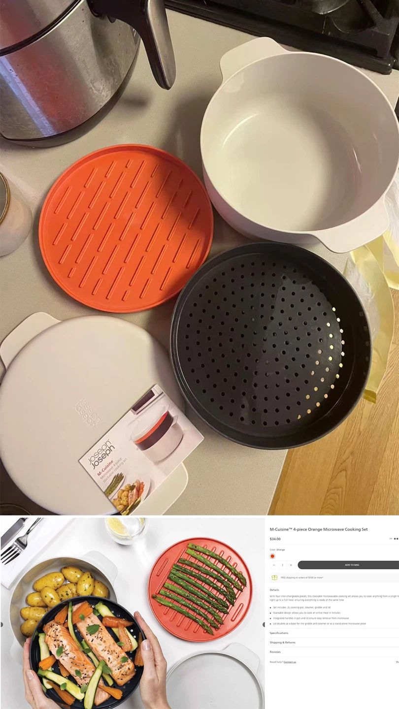 Joseph Joseph M-Cuisine 4-piece Microwave Cooking Set