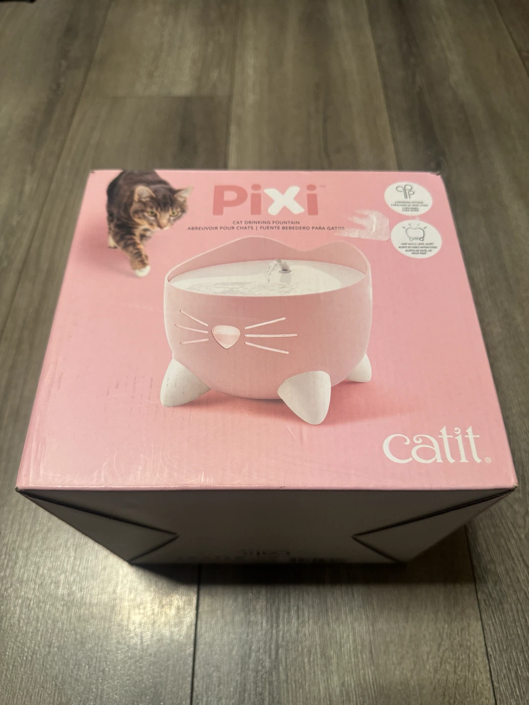 Catit PIXI Cat Water Fountain Pink – Brand New Open Box - photo 2
