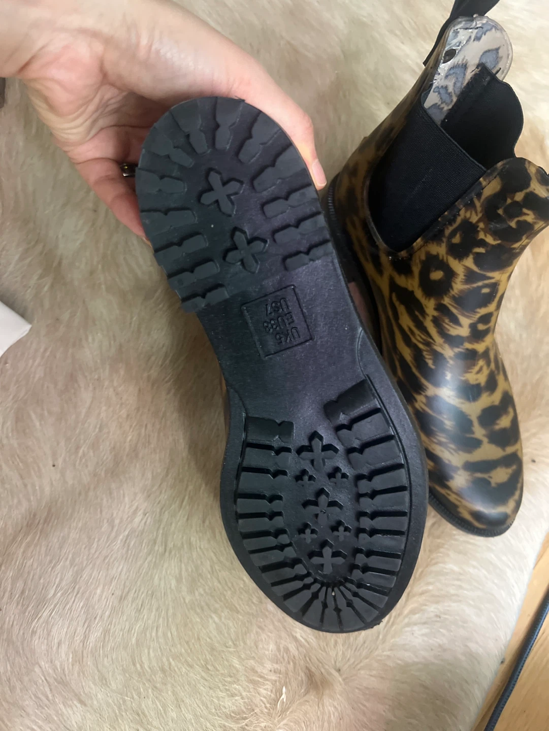 Leopard Print Chelsea rain Boots - photo 2