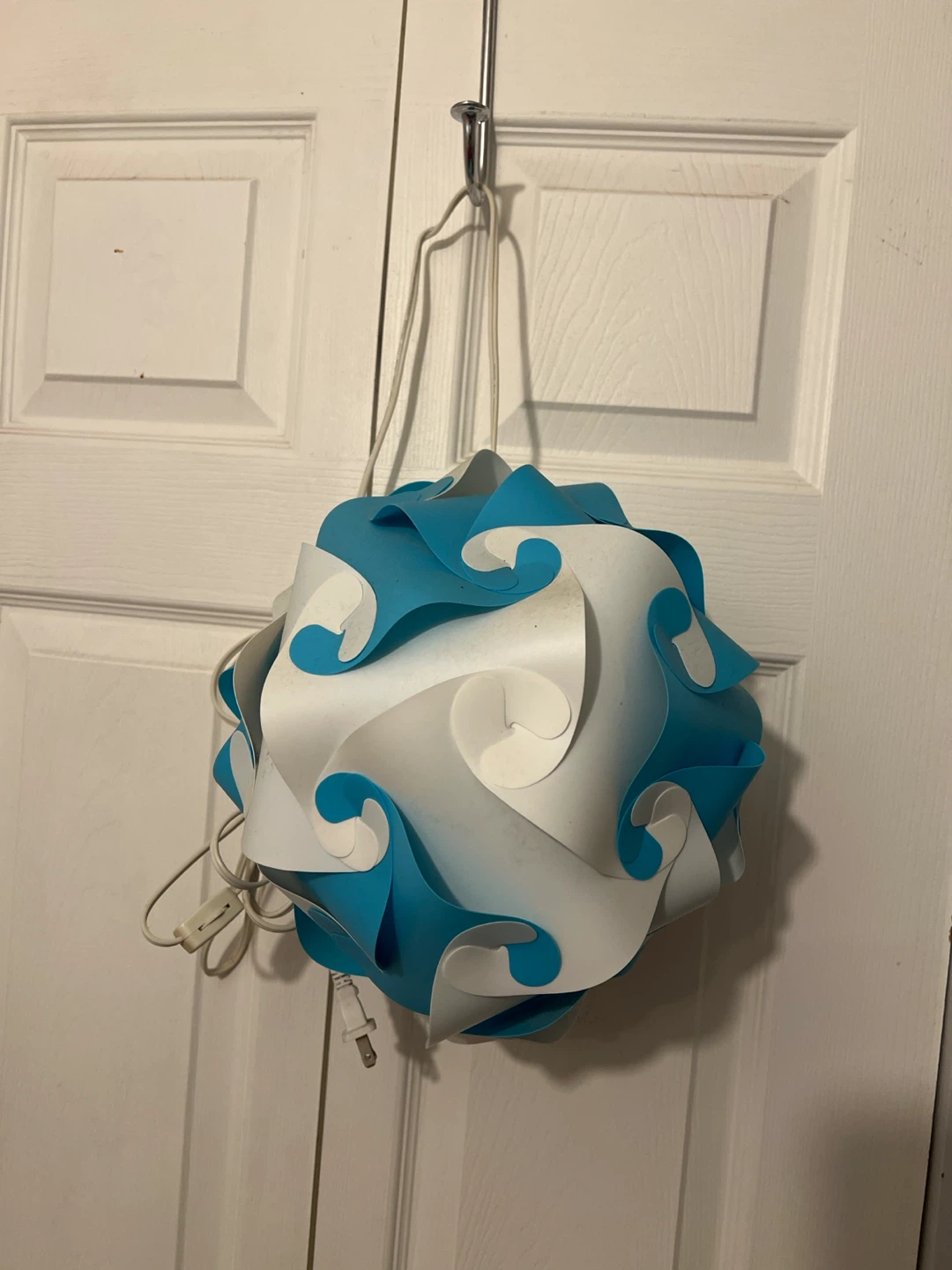 Blue and White Puzzle Lamp Shade