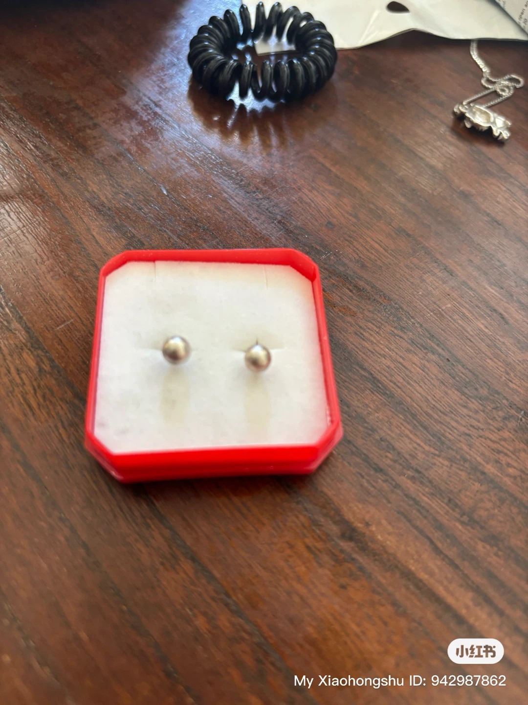 Silver Ball Stud Earrings