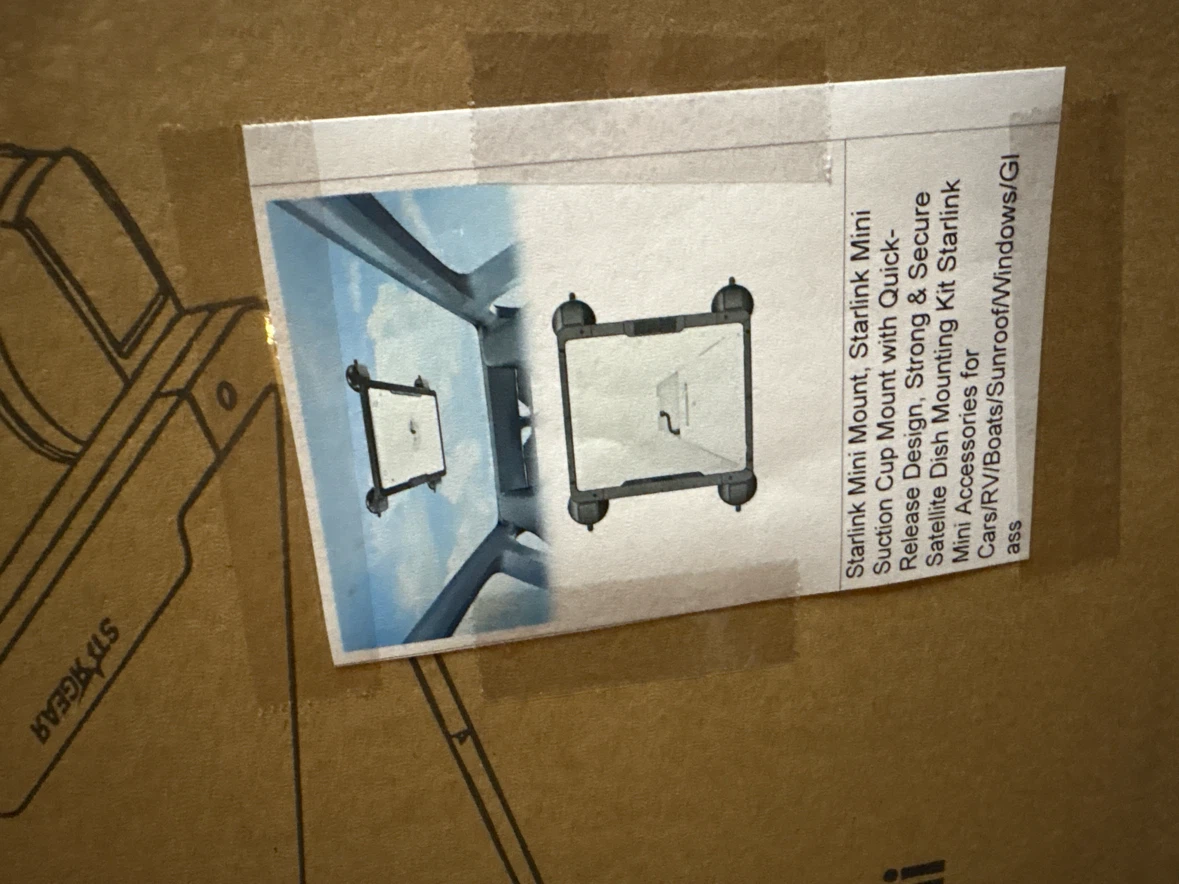 Starlink Mini Sun Roof Mount by Star Gear