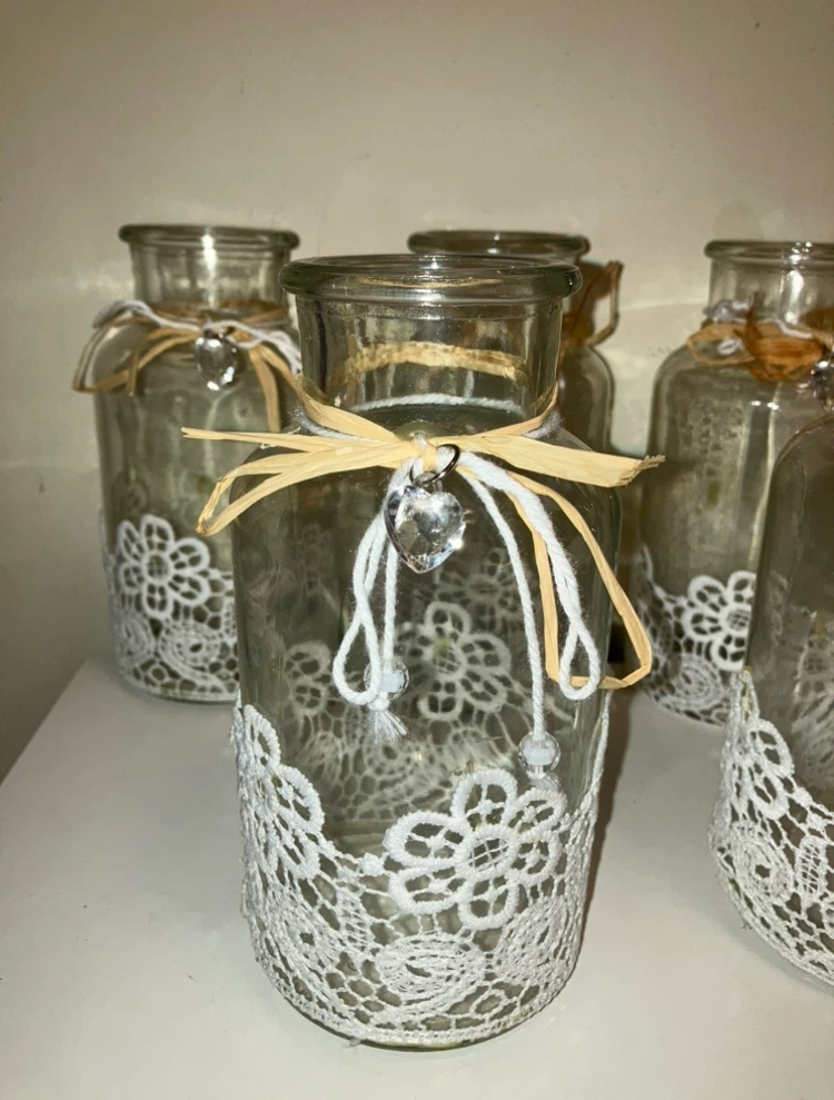 Set of 8 Decorative Glass Jars - photo 5