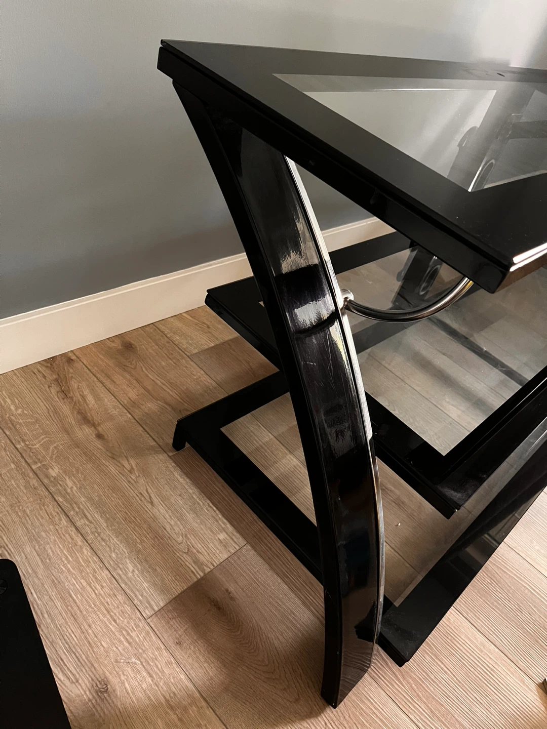 Black Glass Entertainment Unit - photo 2